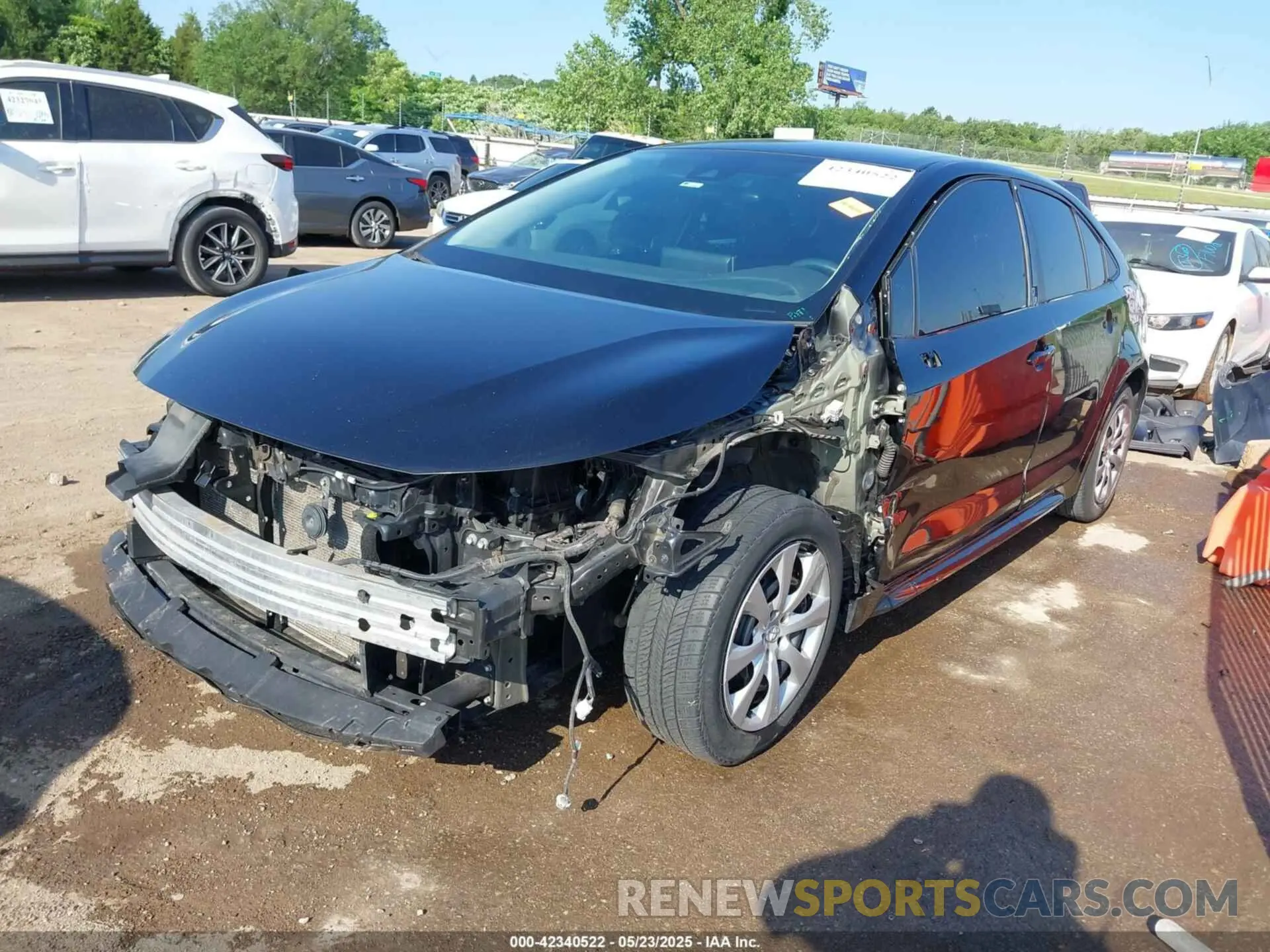 2 Photograph of a damaged car 5YFEPMAE1MP169670 TOYOTA COROLLA 2021