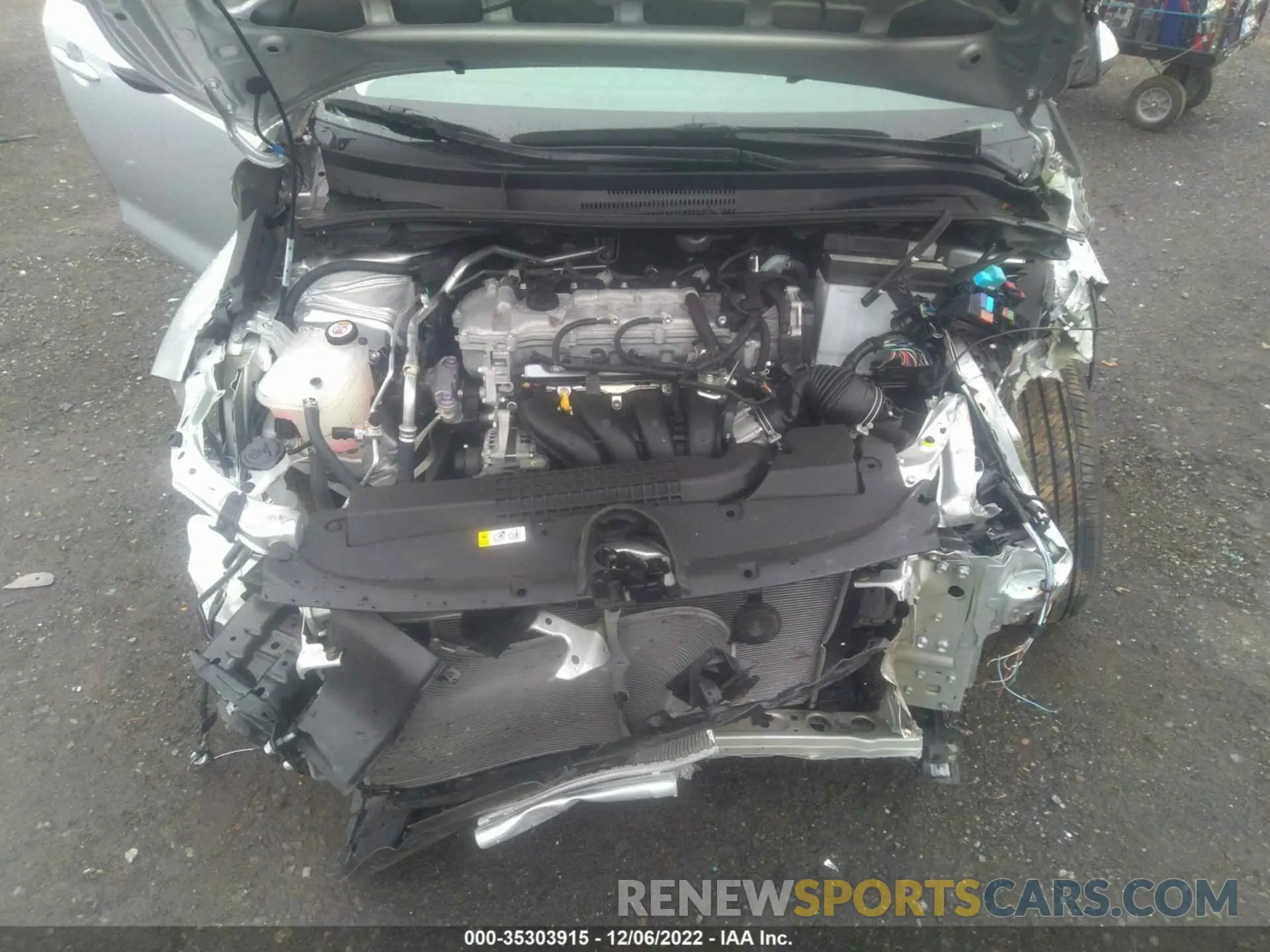 10 Photograph of a damaged car 5YFEPMAE1MP171550 TOYOTA COROLLA 2021