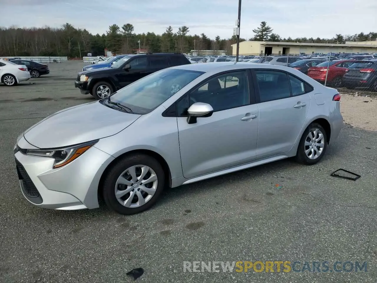 1 Photograph of a damaged car 5YFEPMAE1MP174447 TOYOTA COROLLA 2021