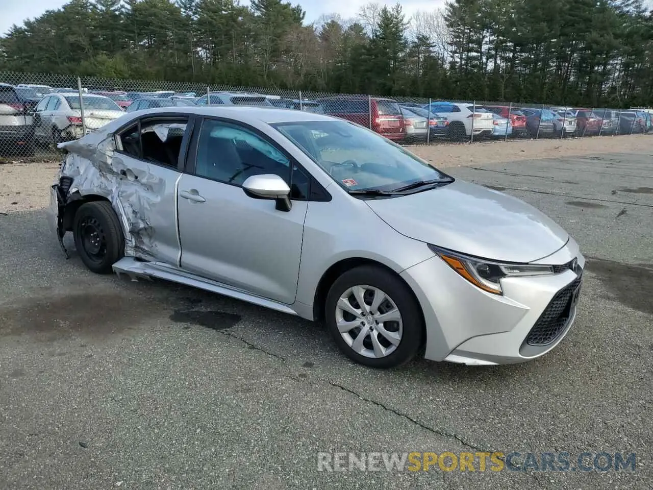 4 Фотография поврежденного автомобиля 5YFEPMAE1MP174447 TOYOTA COROLLA 2021