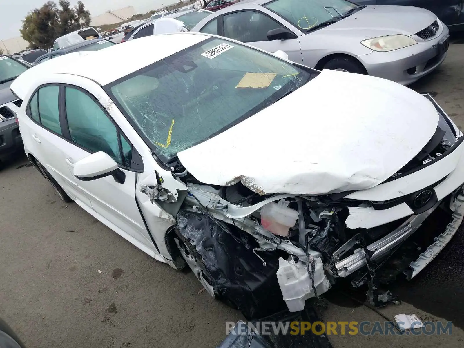 1 Photograph of a damaged car 5YFEPMAE1MP174531 TOYOTA COROLLA 2021