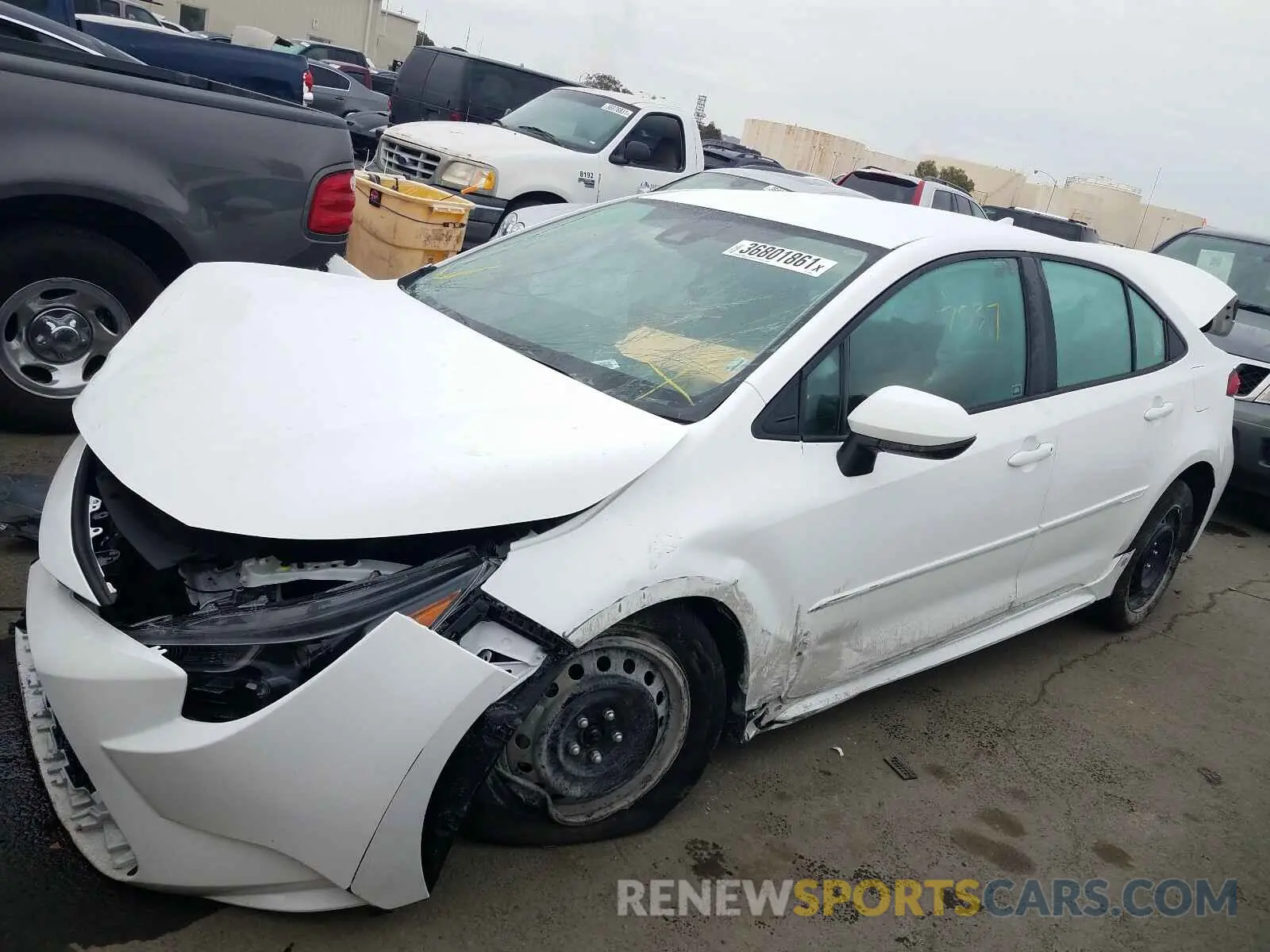 2 Photograph of a damaged car 5YFEPMAE1MP174531 TOYOTA COROLLA 2021