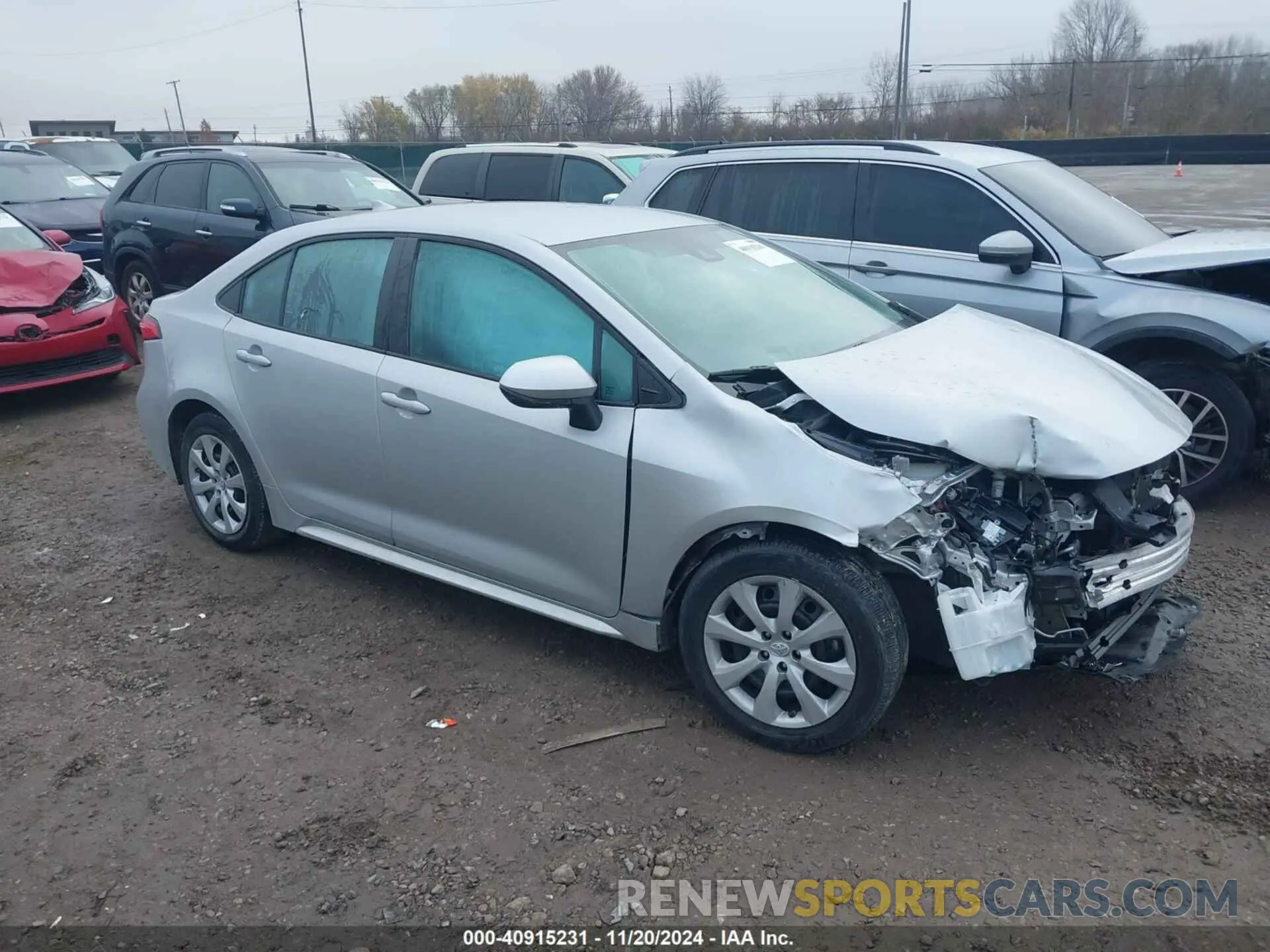 1 Photograph of a damaged car 5YFEPMAE1MP175159 TOYOTA COROLLA 2021