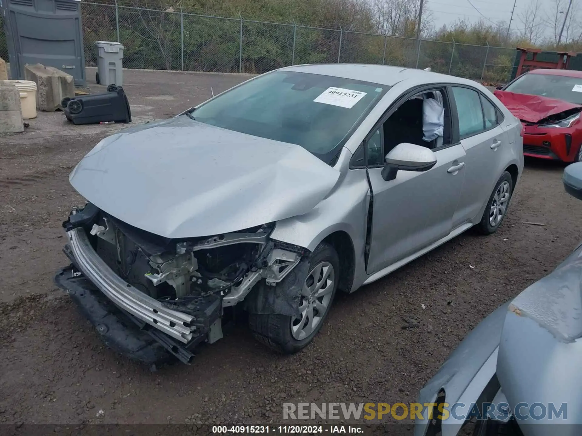 2 Photograph of a damaged car 5YFEPMAE1MP175159 TOYOTA COROLLA 2021