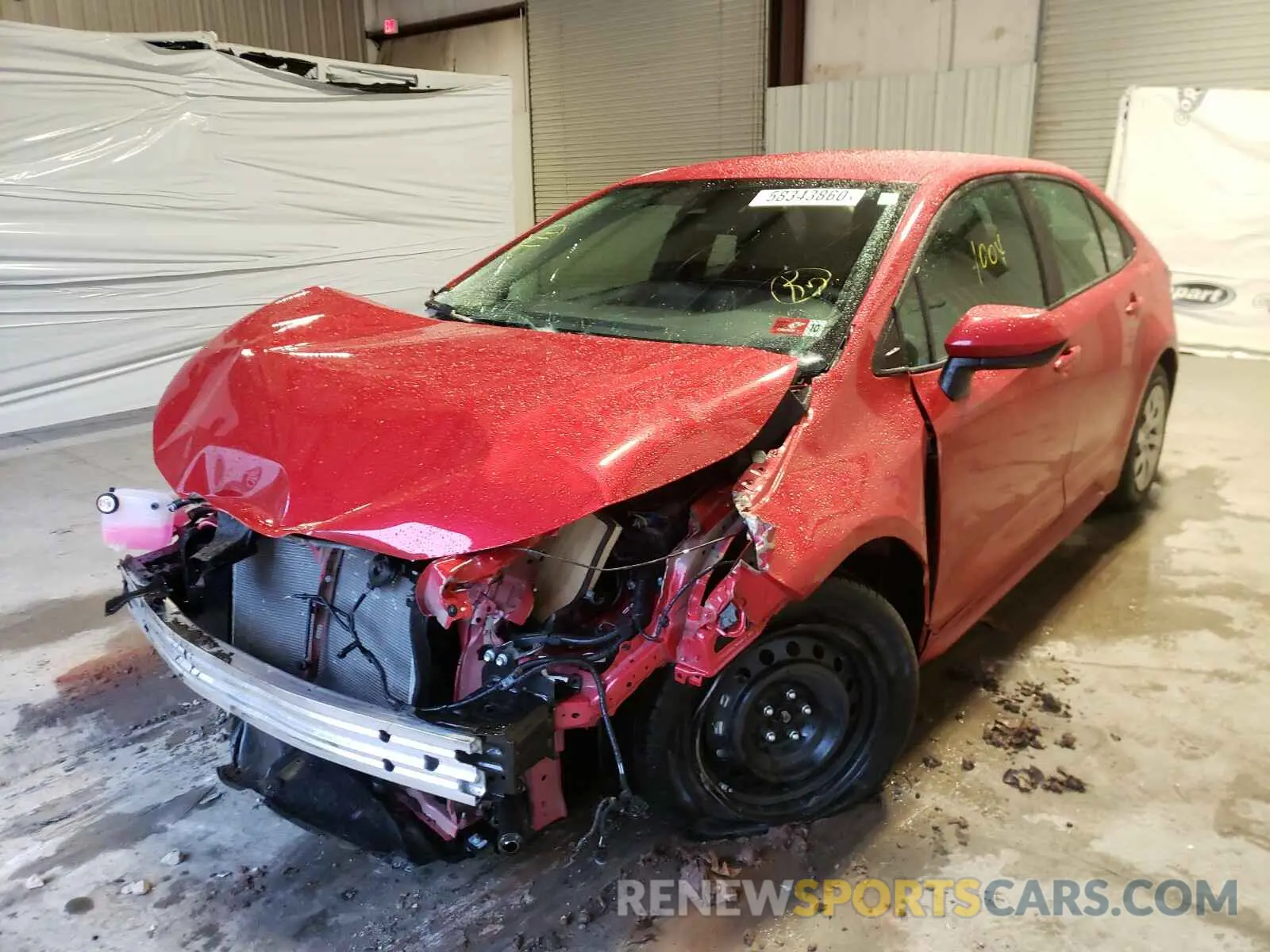 2 Photograph of a damaged car 5YFEPMAE1MP177946 TOYOTA COROLLA 2021