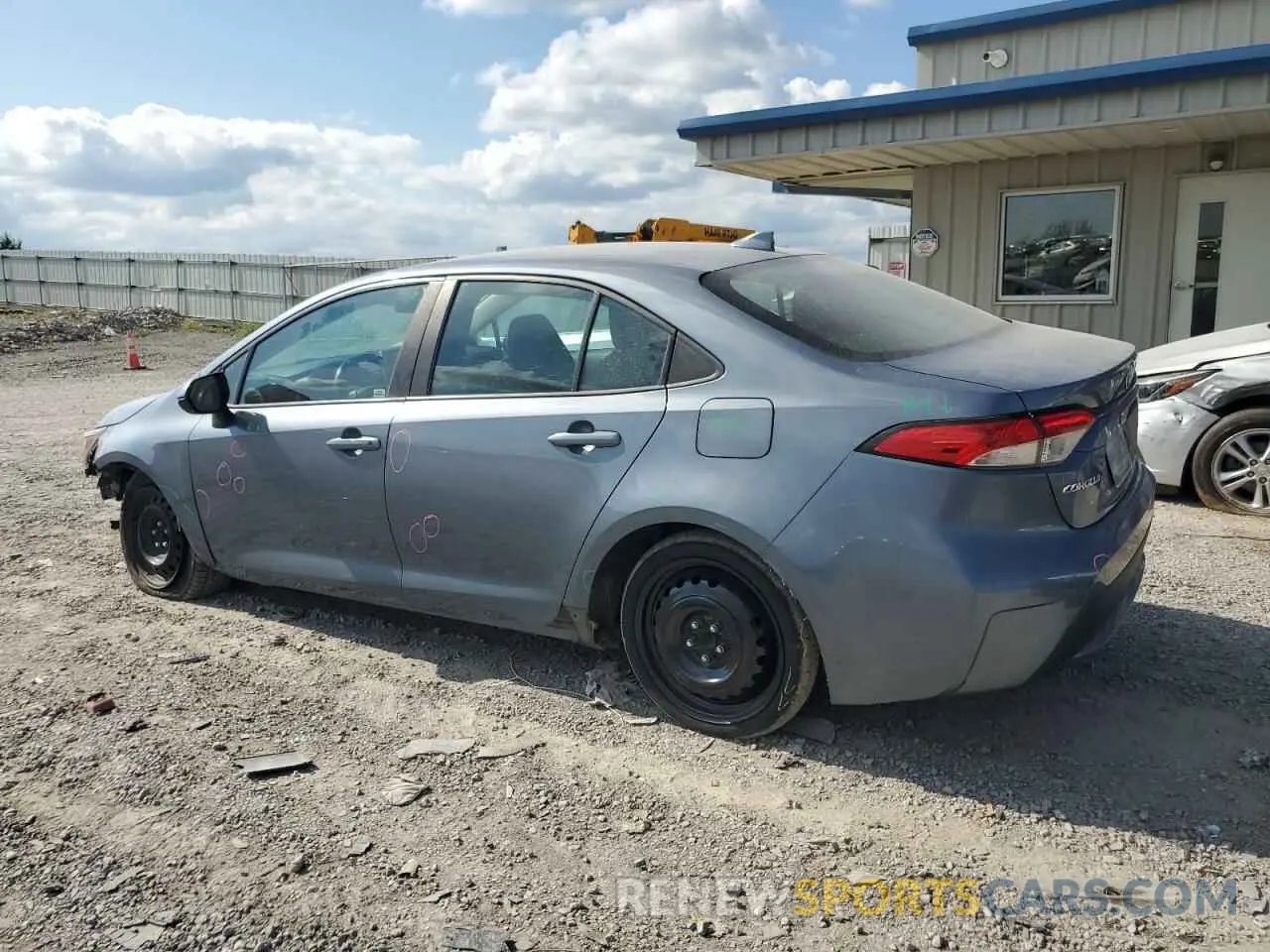 2 Фотография поврежденного автомобиля 5YFEPMAE1MP182709 TOYOTA COROLLA 2021