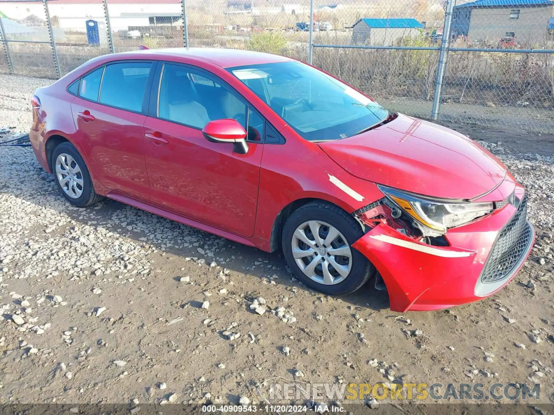 1 Фотография поврежденного автомобиля 5YFEPMAE1MP183147 TOYOTA COROLLA 2021