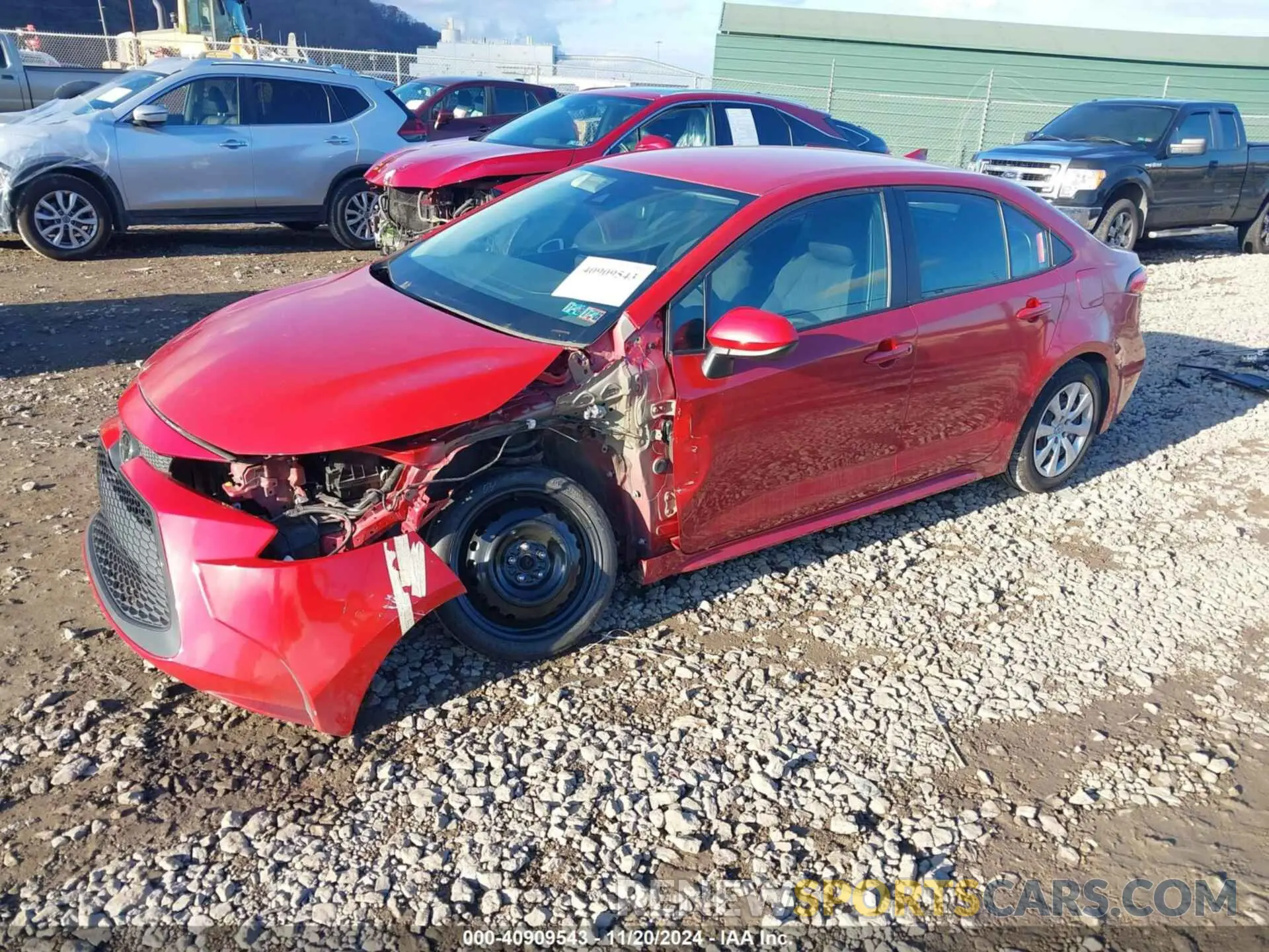 2 Фотография поврежденного автомобиля 5YFEPMAE1MP183147 TOYOTA COROLLA 2021