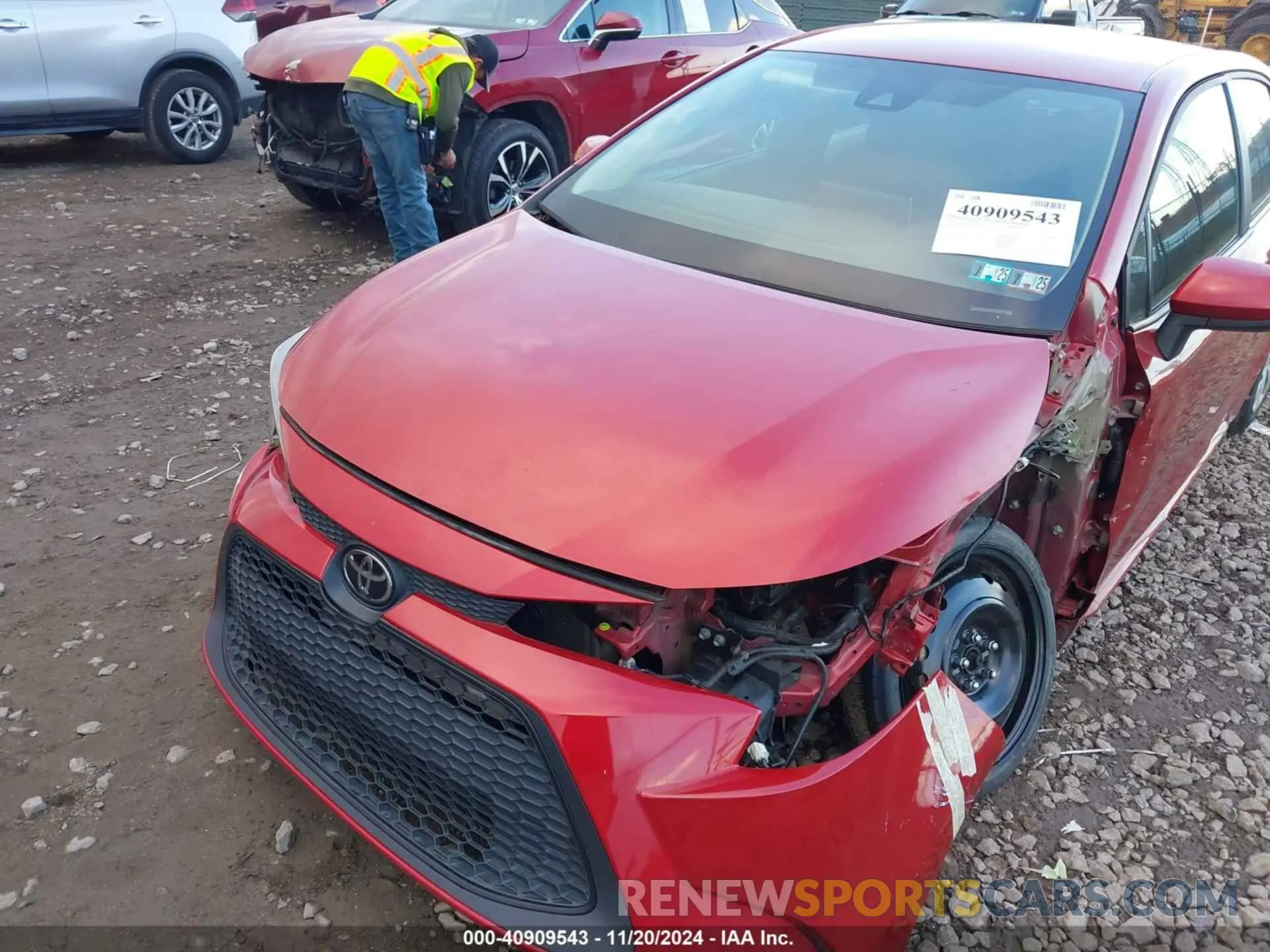 6 Фотография поврежденного автомобиля 5YFEPMAE1MP183147 TOYOTA COROLLA 2021