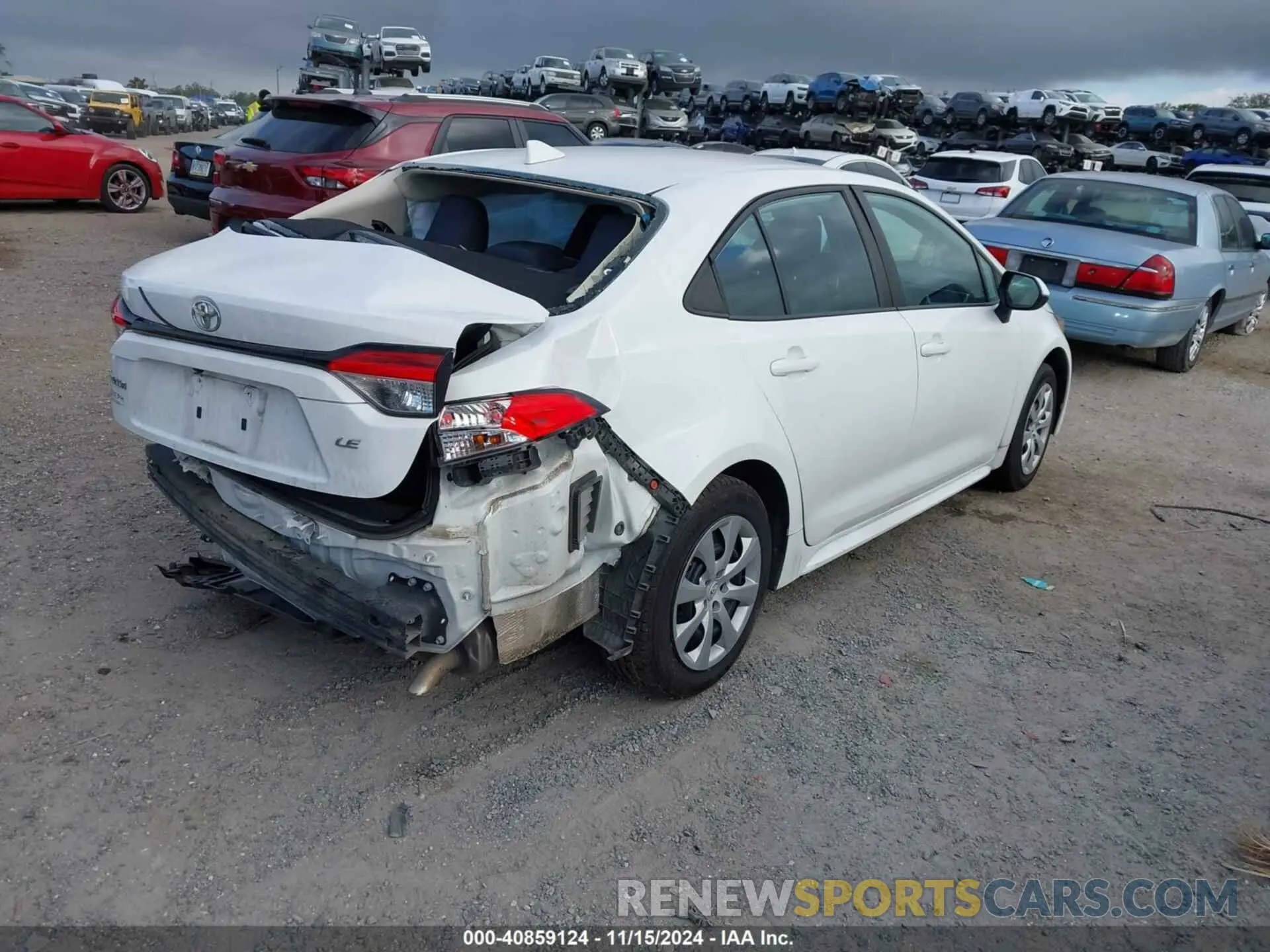 4 Photograph of a damaged car 5YFEPMAE1MP183181 TOYOTA COROLLA 2021