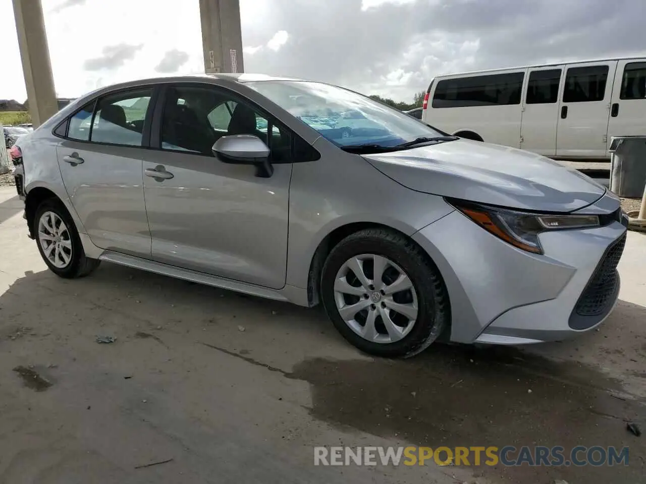 4 Фотография поврежденного автомобиля 5YFEPMAE1MP190454 TOYOTA COROLLA 2021