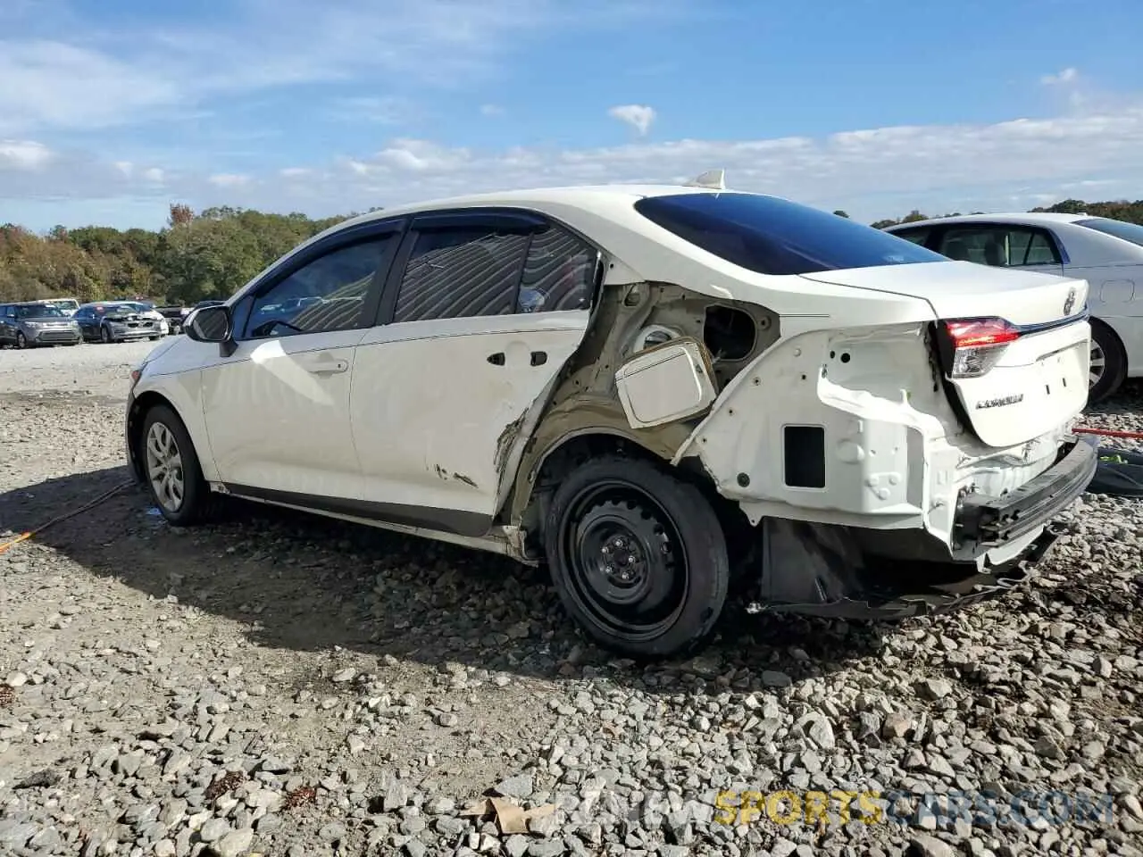 2 Фотография поврежденного автомобиля 5YFEPMAE1MP195413 TOYOTA COROLLA 2021