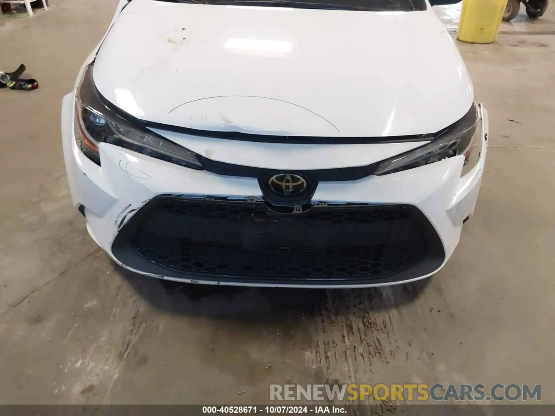 6 Photograph of a damaged car 5YFEPMAE1MP199896 TOYOTA COROLLA 2021