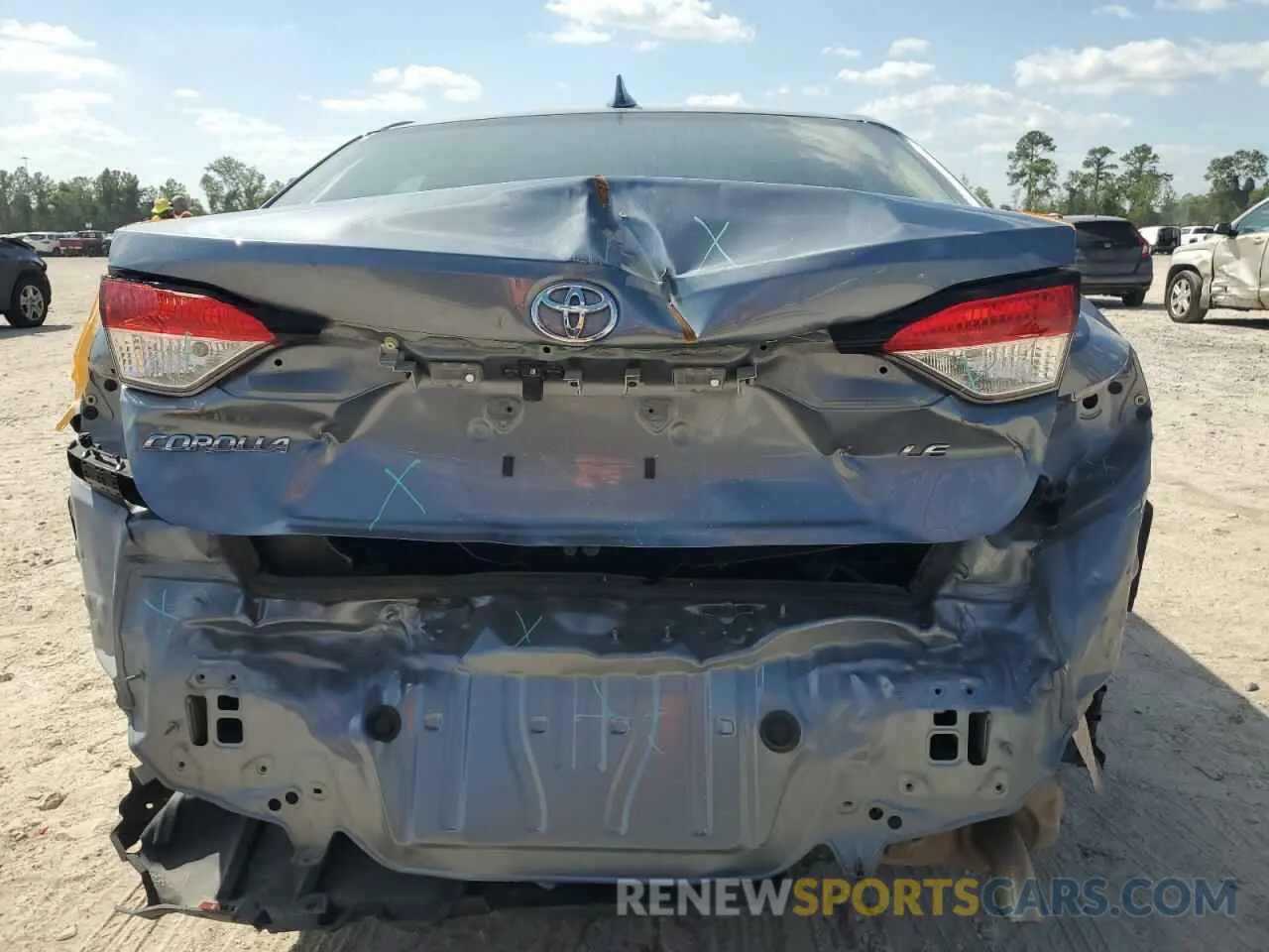 6 Фотография поврежденного автомобиля 5YFEPMAE1MP204675 TOYOTA COROLLA 2021