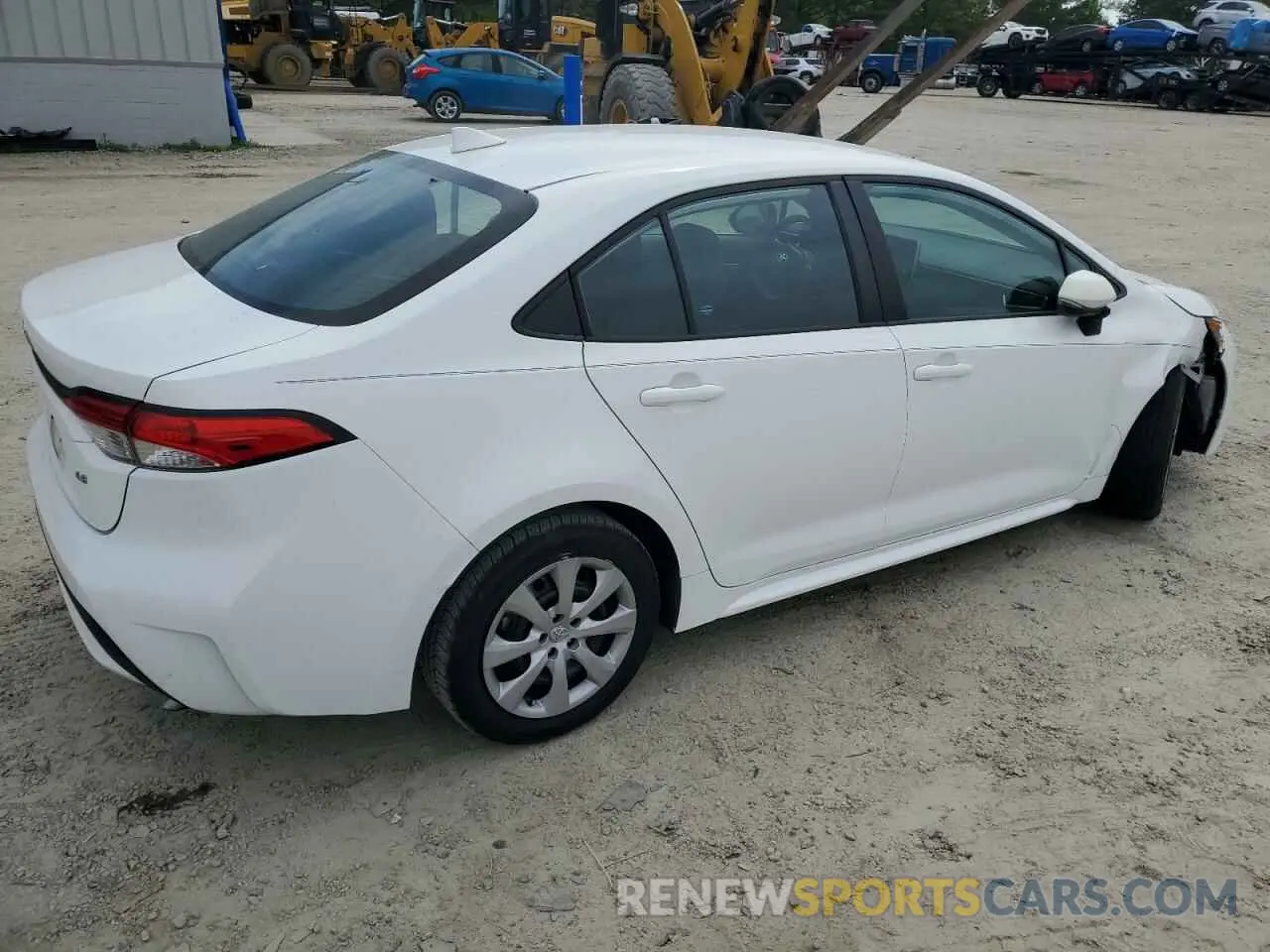 3 Фотография поврежденного автомобиля 5YFEPMAE1MP206006 TOYOTA COROLLA 2021