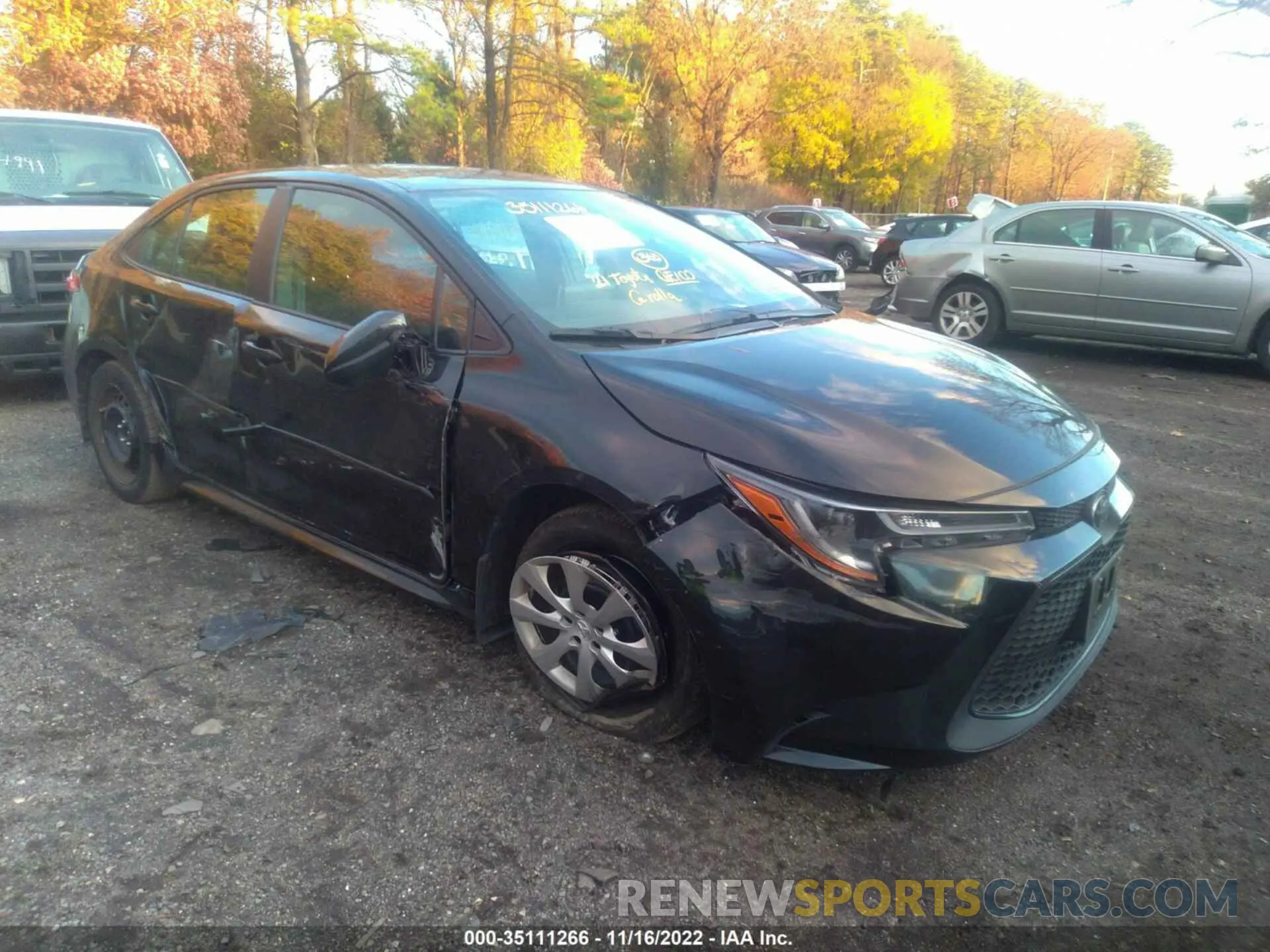 1 Photograph of a damaged car 5YFEPMAE1MP208645 TOYOTA COROLLA 2021