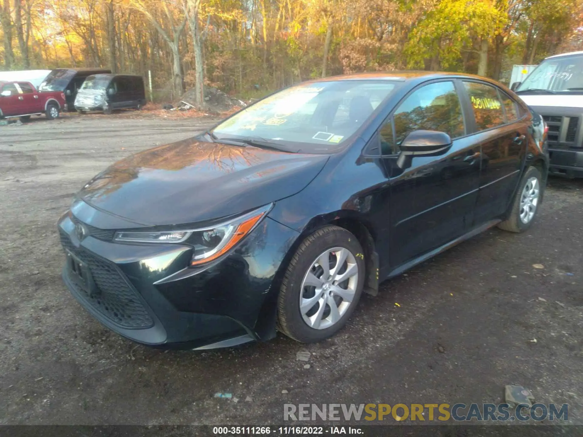 2 Photograph of a damaged car 5YFEPMAE1MP208645 TOYOTA COROLLA 2021
