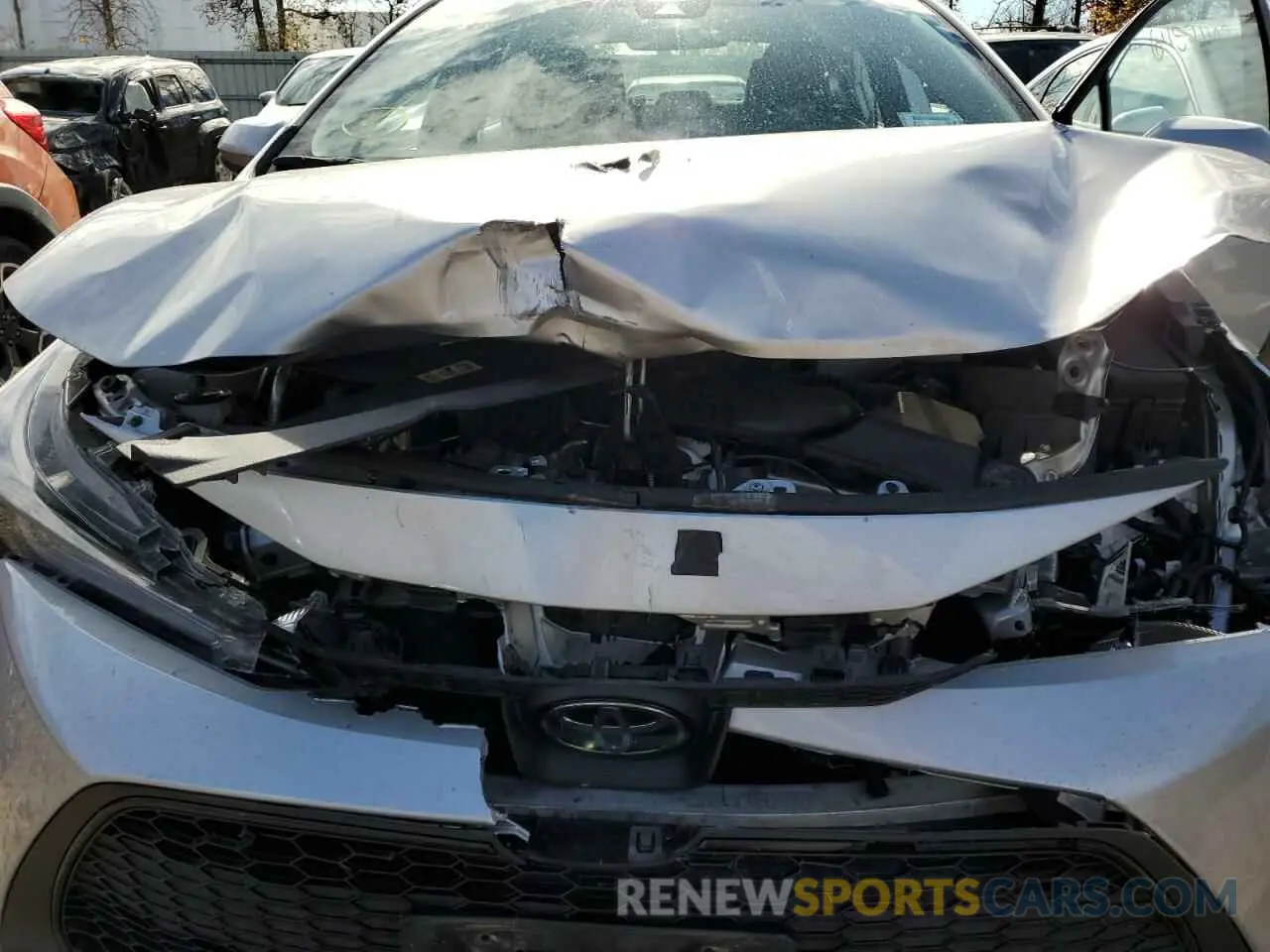 7 Photograph of a damaged car 5YFEPMAE1MP213344 TOYOTA COROLLA 2021