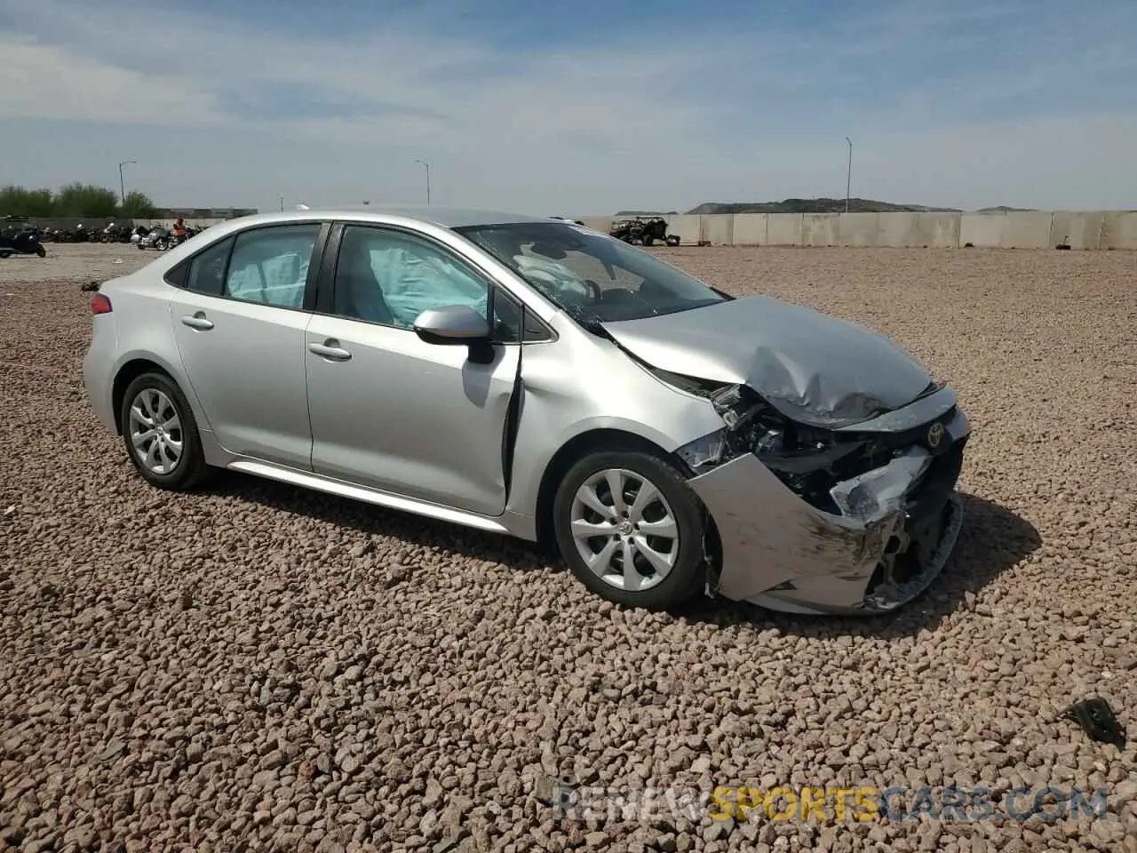 4 Photograph of a damaged car 5YFEPMAE1MP214848 TOYOTA COROLLA 2021