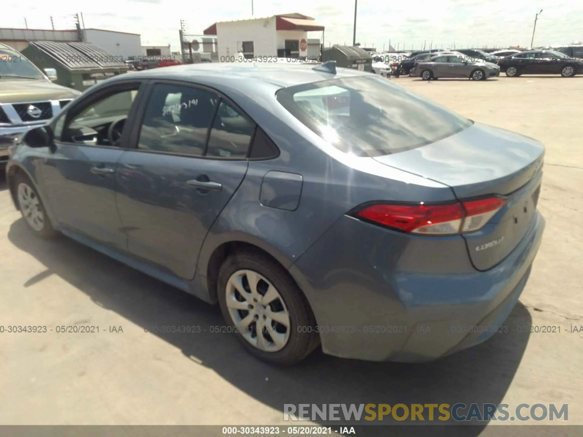 3 Photograph of a damaged car 5YFEPMAE1MP216972 TOYOTA COROLLA 2021