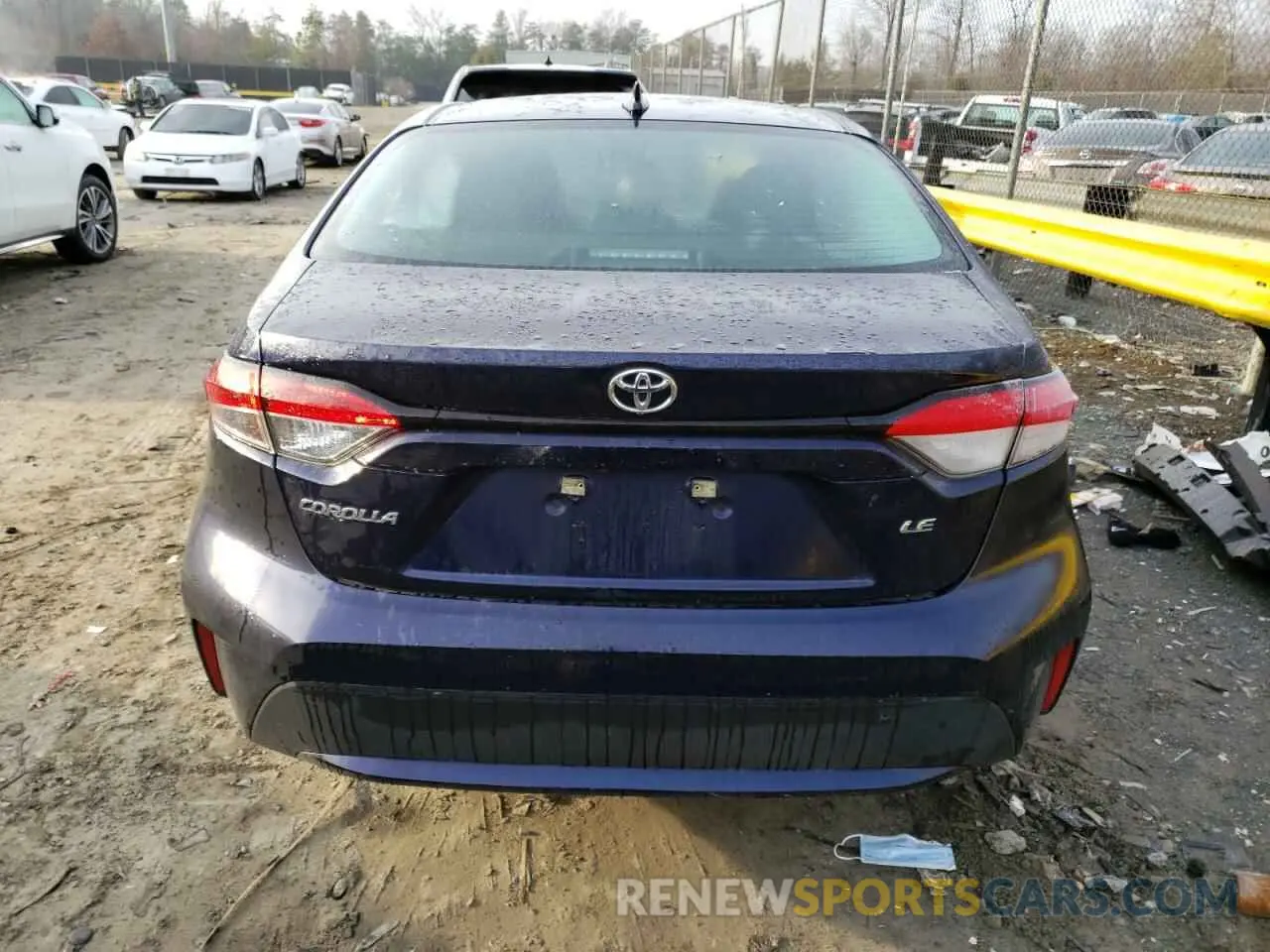 6 Photograph of a damaged car 5YFEPMAE1MP218592 TOYOTA COROLLA 2021