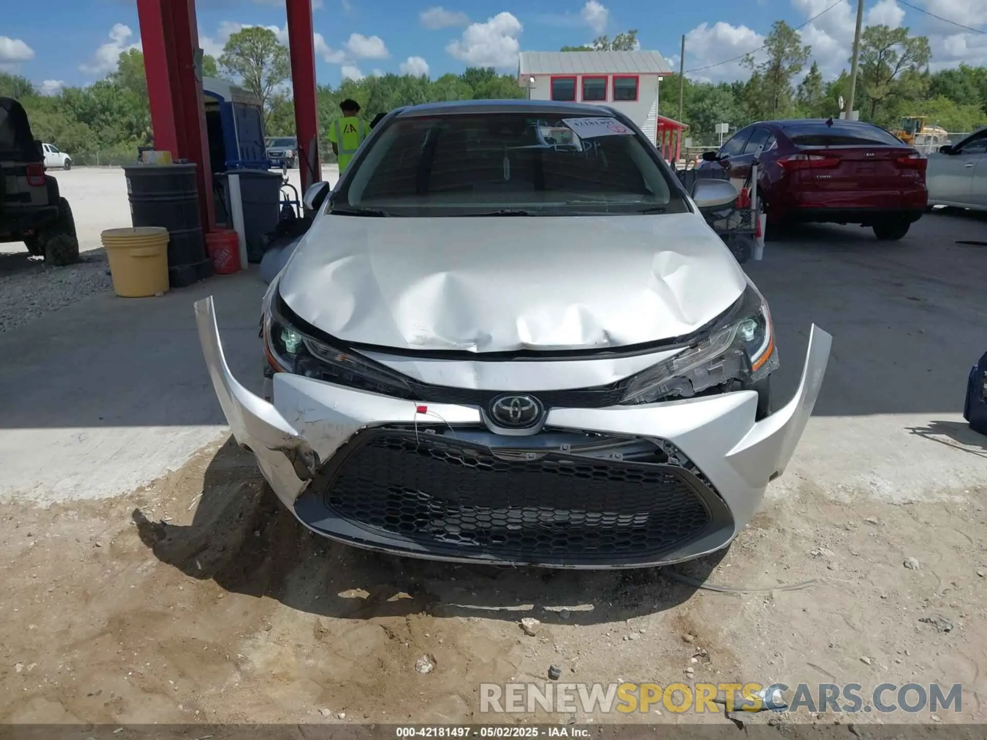 12 Photograph of a damaged car 5YFEPMAE1MP225557 TOYOTA COROLLA 2021
