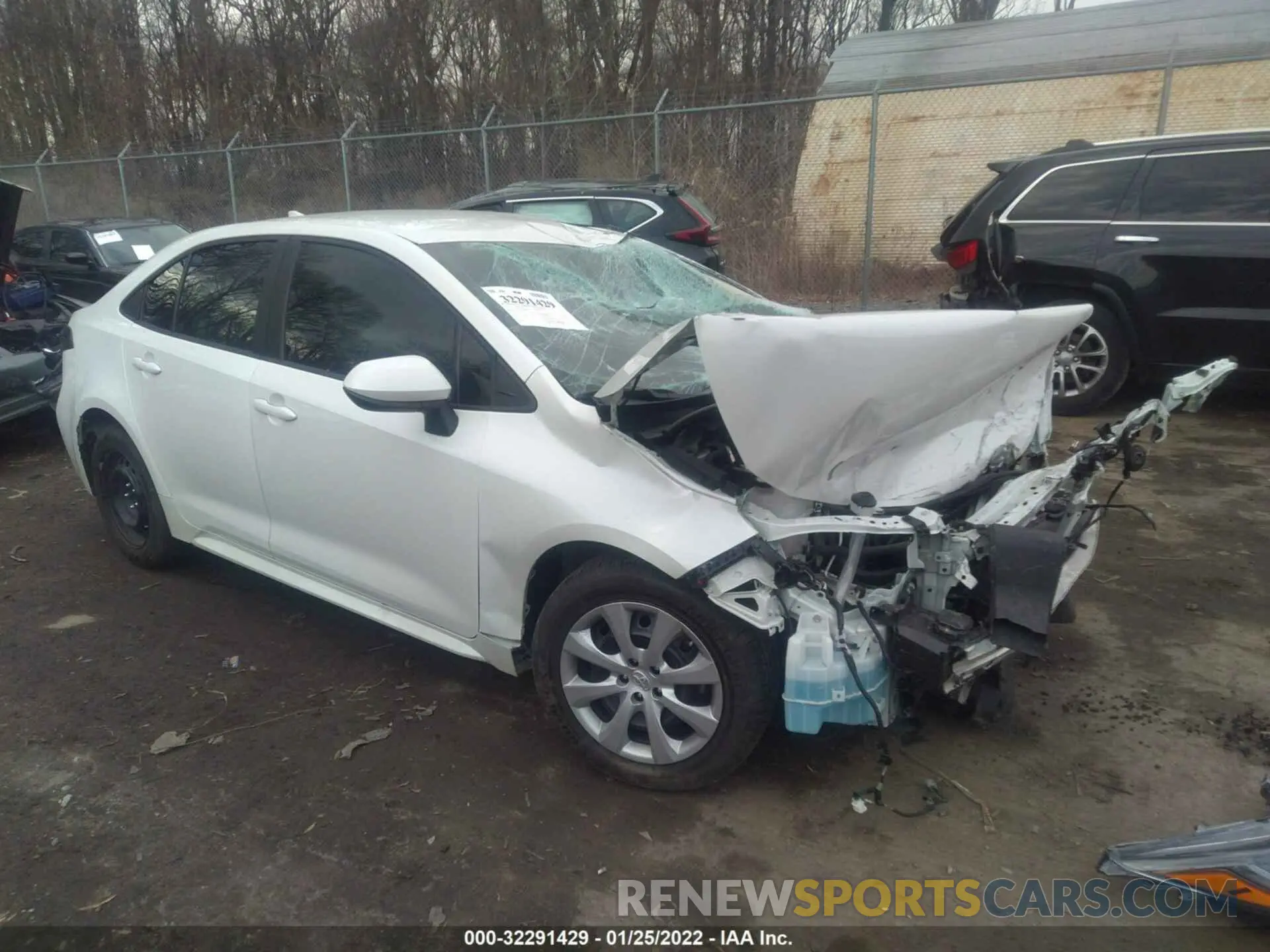 1 Photograph of a damaged car 5YFEPMAE1MP228491 TOYOTA COROLLA 2021