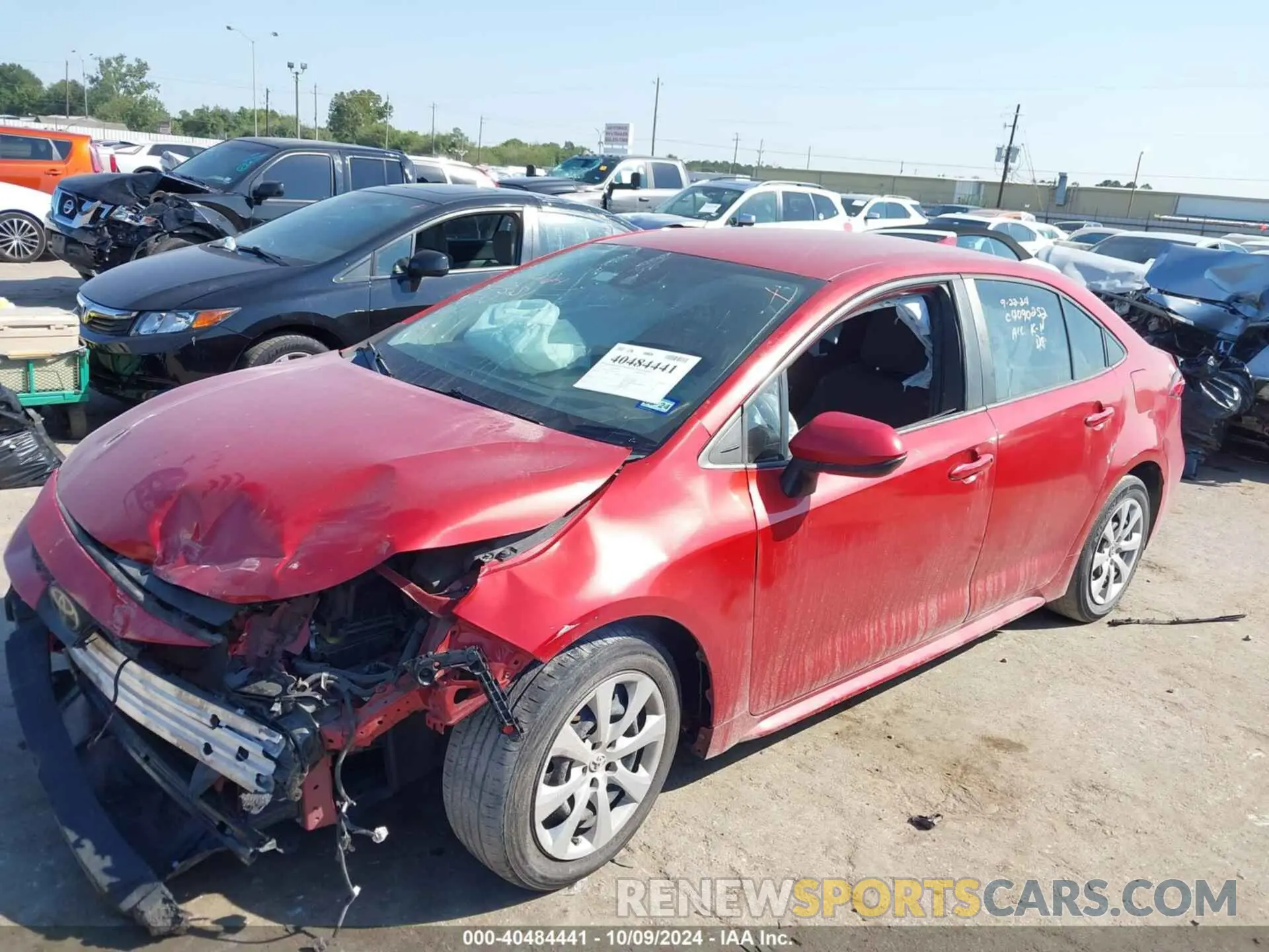2 Photograph of a damaged car 5YFEPMAE1MP233383 TOYOTA COROLLA 2021