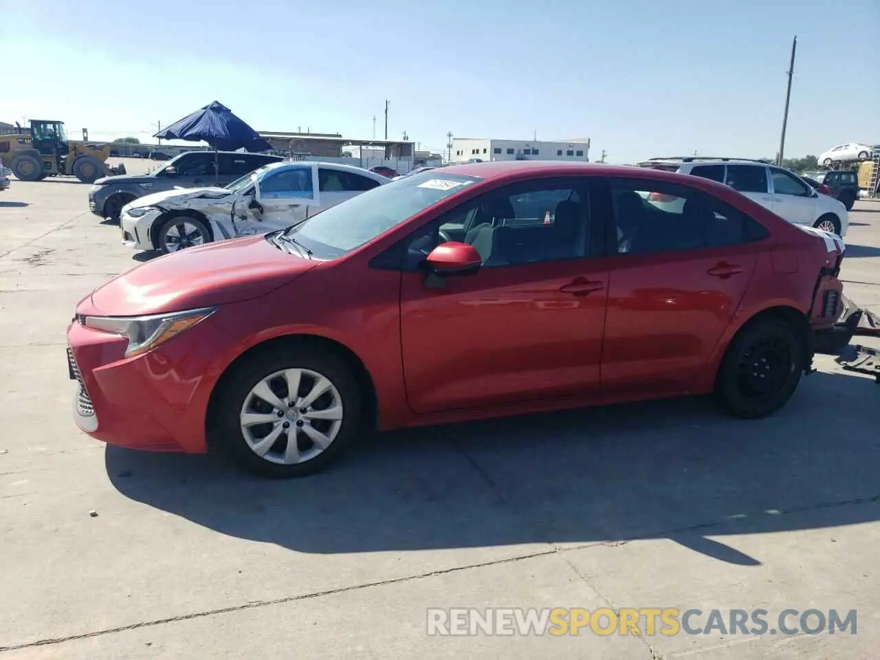 1 Photograph of a damaged car 5YFEPMAE1MP239040 TOYOTA COROLLA 2021