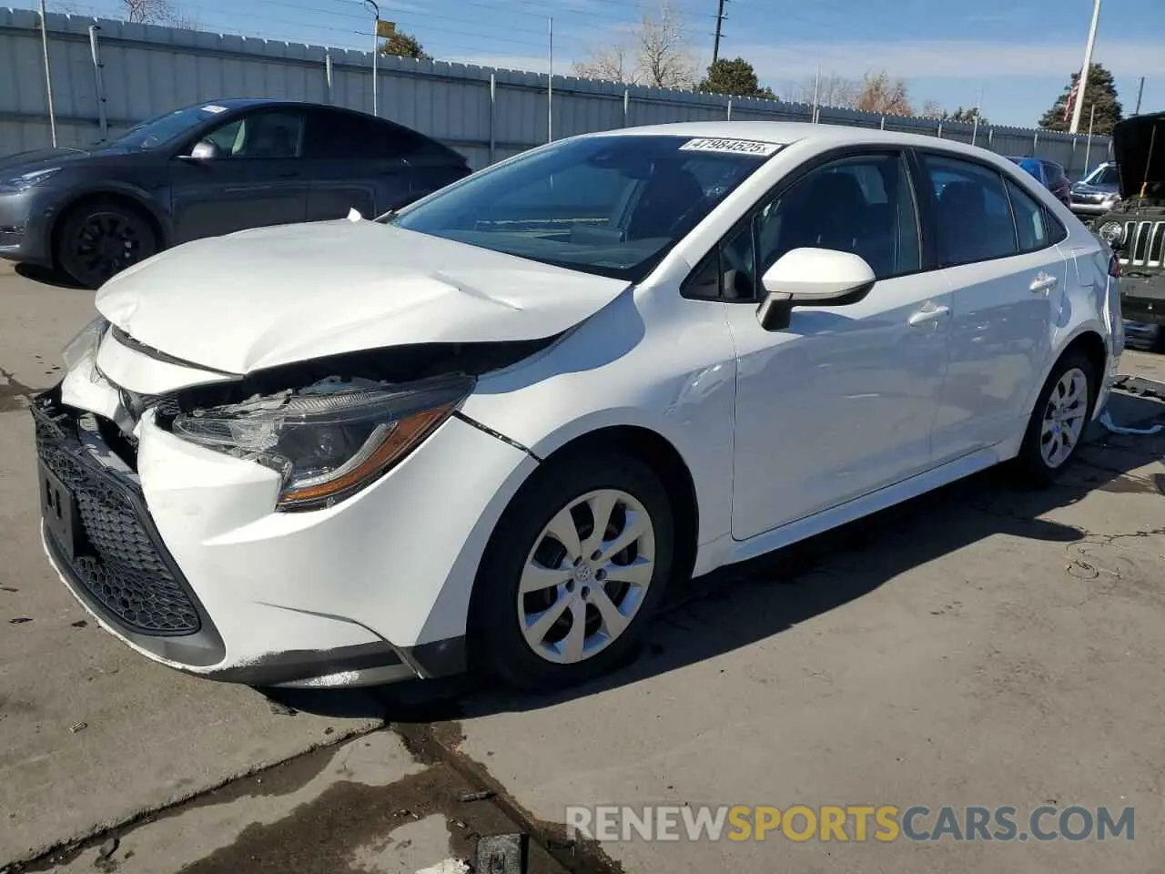 1 Фотография поврежденного автомобиля 5YFEPMAE1MP246716 TOYOTA COROLLA 2021