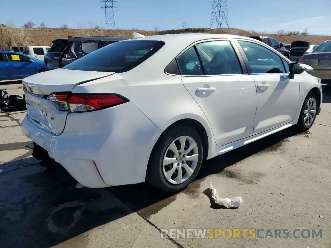 3 Фотография поврежденного автомобиля 5YFEPMAE1MP246716 TOYOTA COROLLA 2021