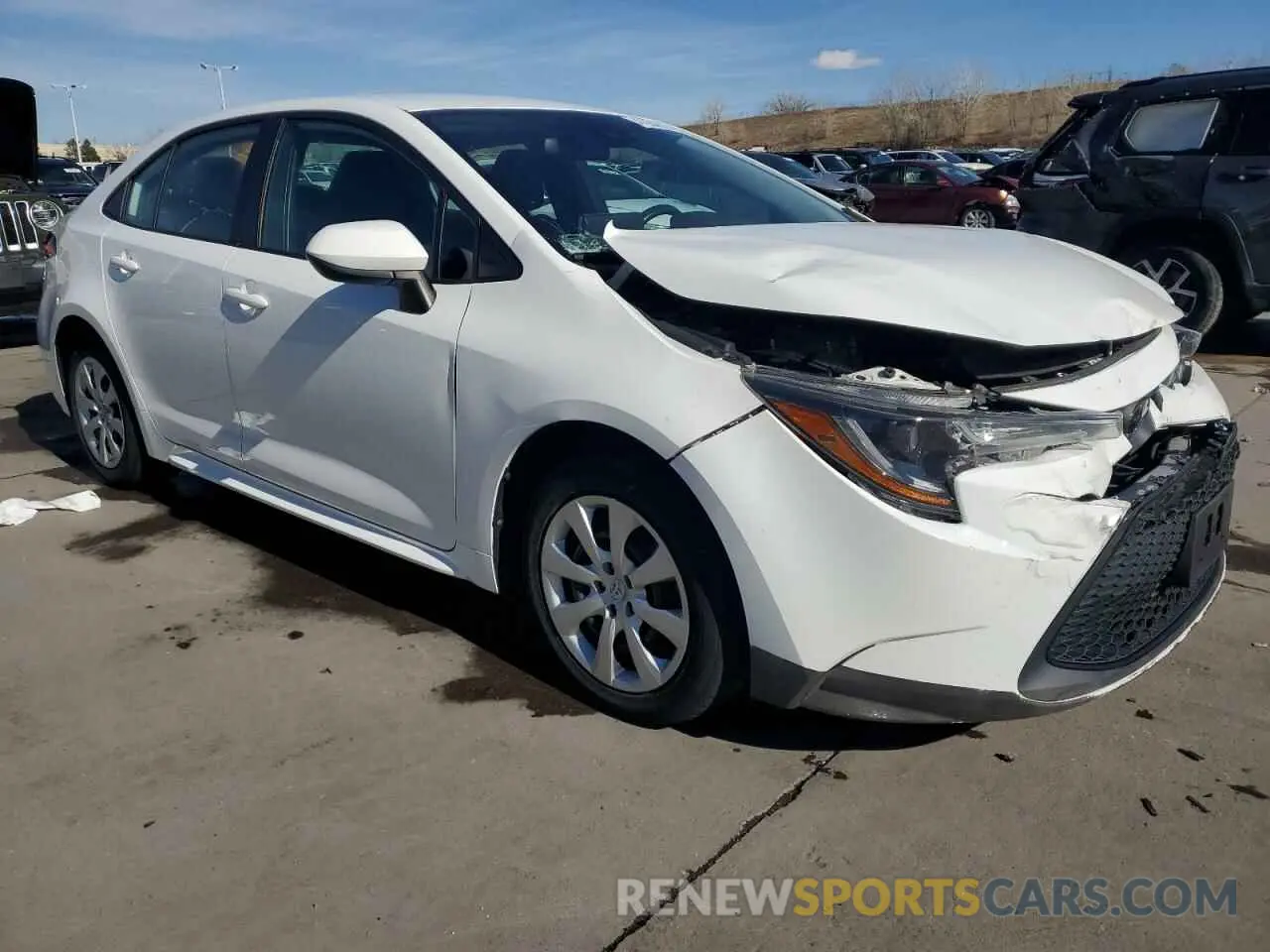 4 Фотография поврежденного автомобиля 5YFEPMAE1MP246716 TOYOTA COROLLA 2021