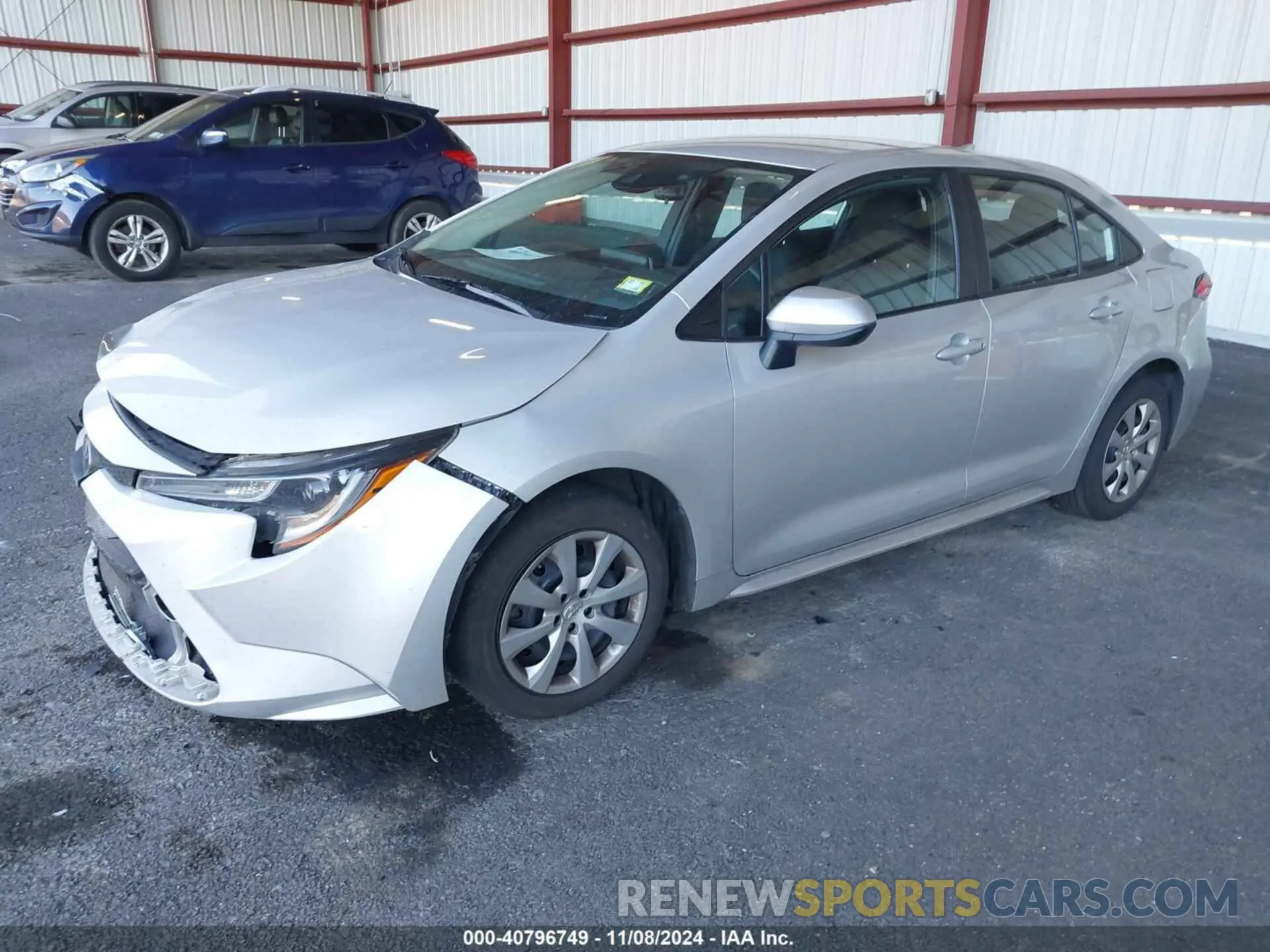 2 Photograph of a damaged car 5YFEPMAE1MP251155 TOYOTA COROLLA 2021