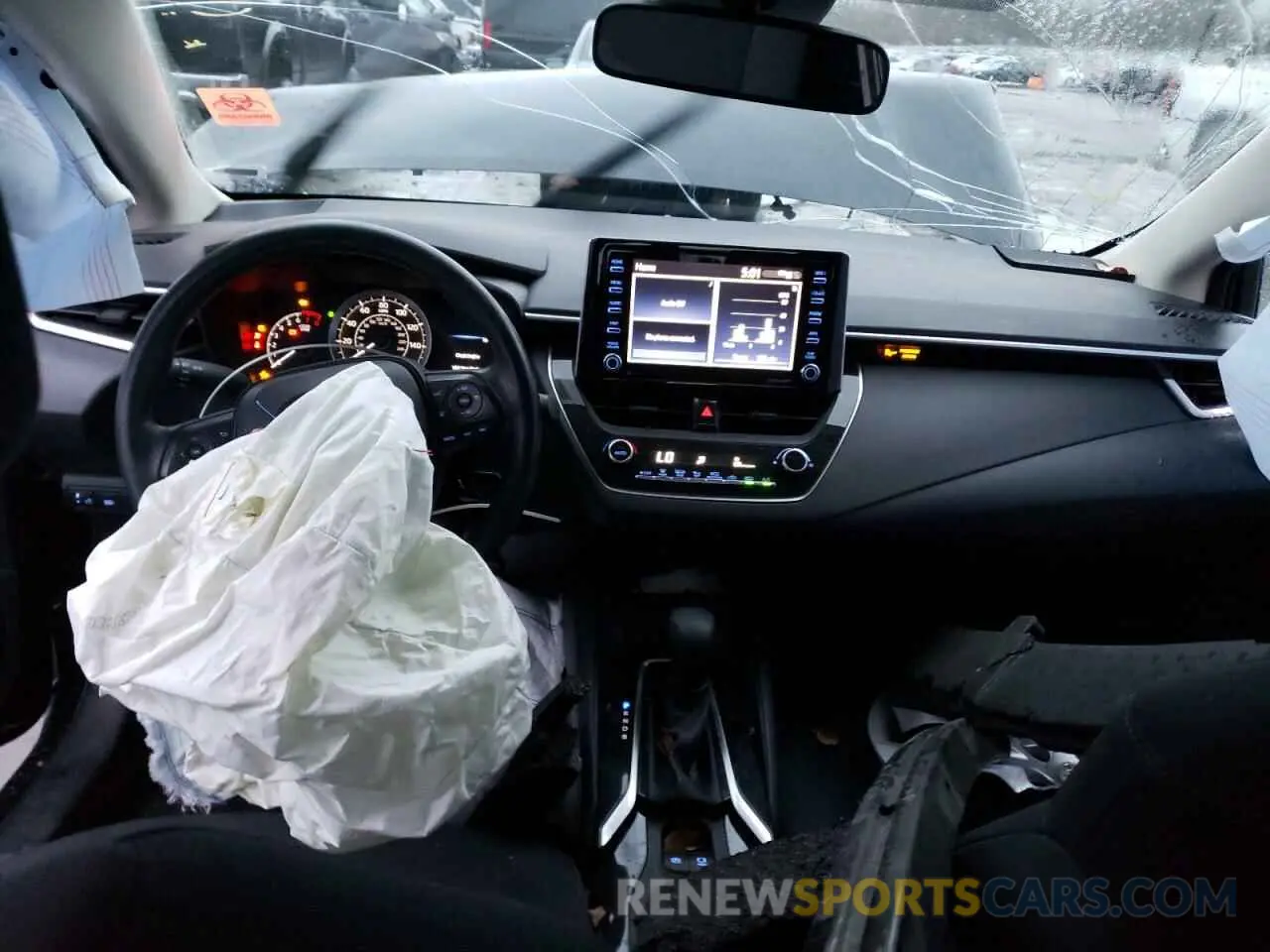 8 Фотография поврежденного автомобиля 5YFEPMAE1MP253410 TOYOTA COROLLA 2021