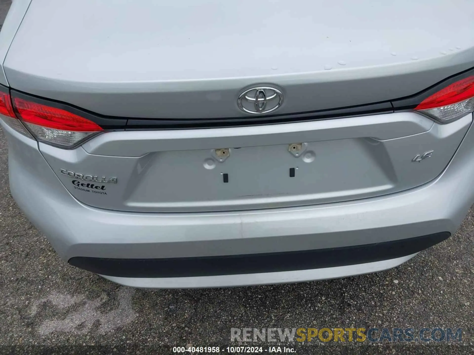 6 Photograph of a damaged car 5YFEPMAE1MP256887 TOYOTA COROLLA 2021