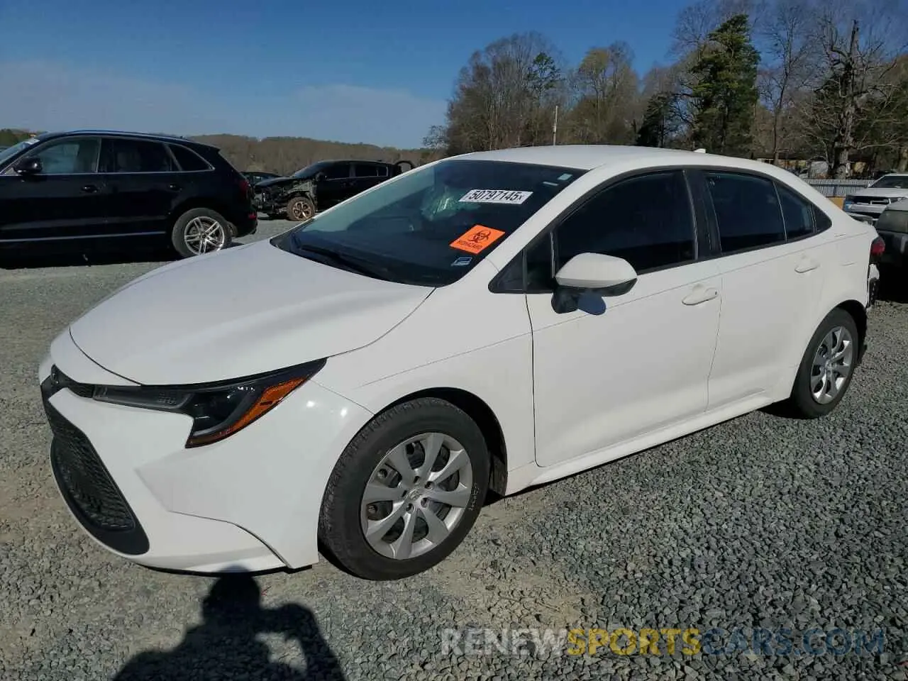 1 Фотография поврежденного автомобиля 5YFEPMAE1MP261765 TOYOTA COROLLA 2021
