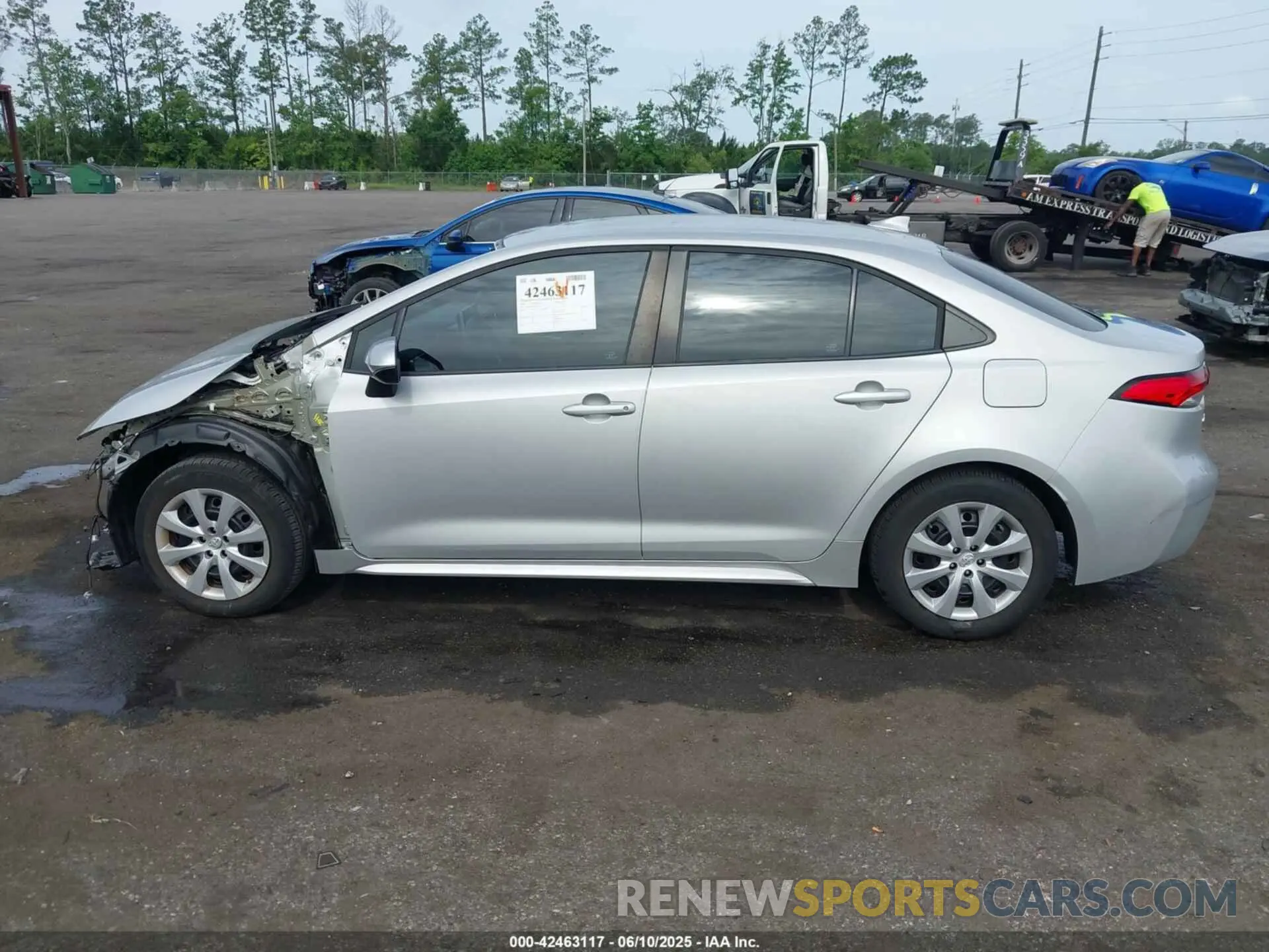 15 Photograph of a damaged car 5YFEPMAE1MP263743 TOYOTA COROLLA 2021