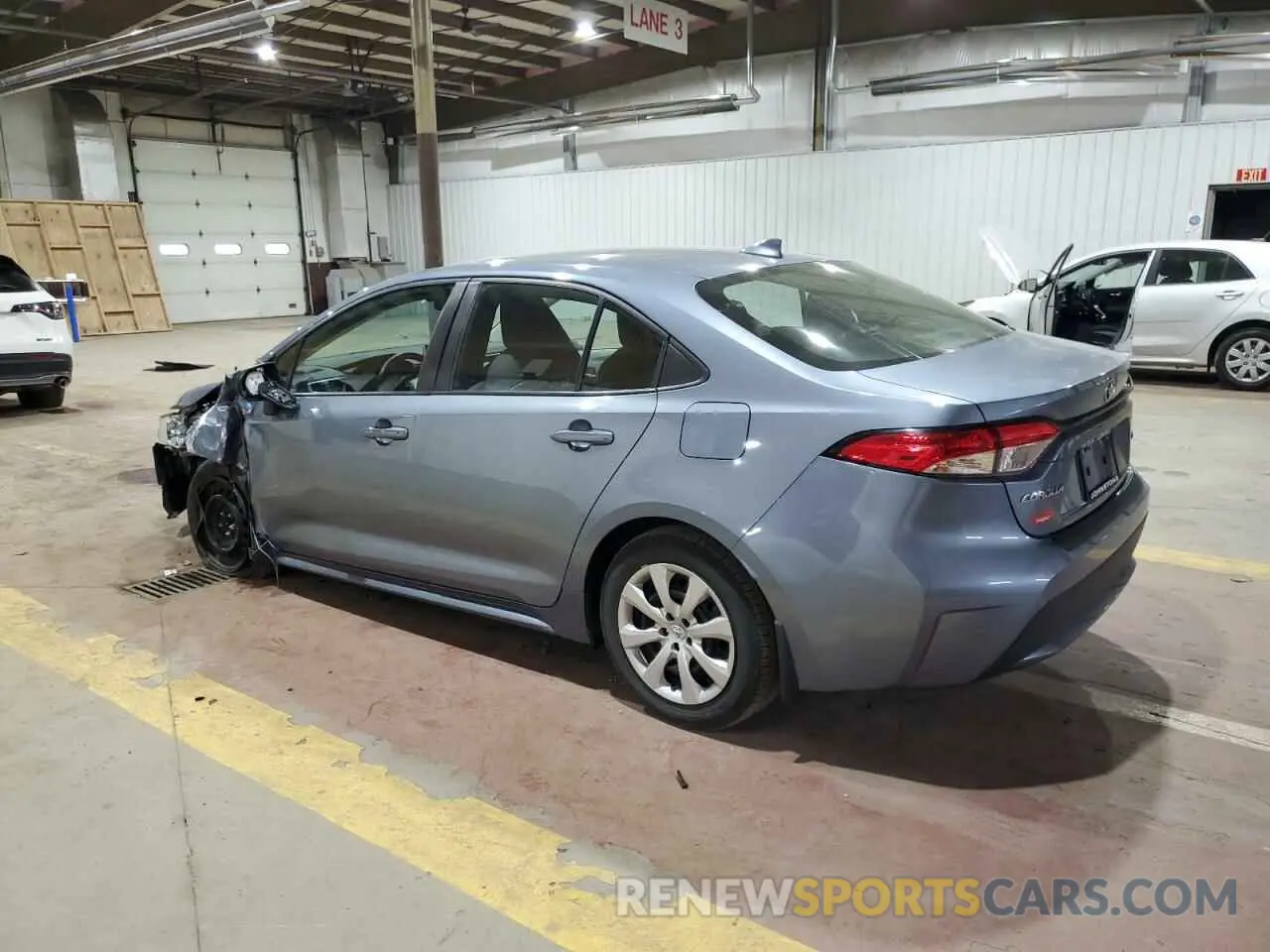 2 Photograph of a damaged car 5YFEPMAE2MP163747 TOYOTA COROLLA 2021