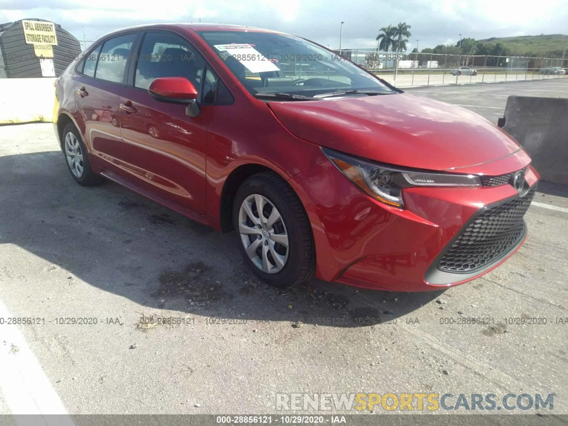 1 Photograph of a damaged car 5YFEPMAE2MP165093 TOYOTA COROLLA 2021