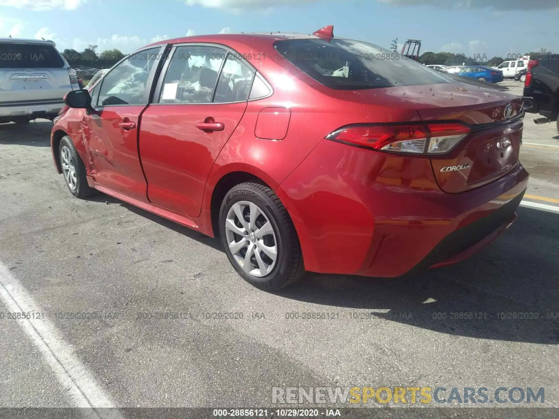 3 Photograph of a damaged car 5YFEPMAE2MP165093 TOYOTA COROLLA 2021