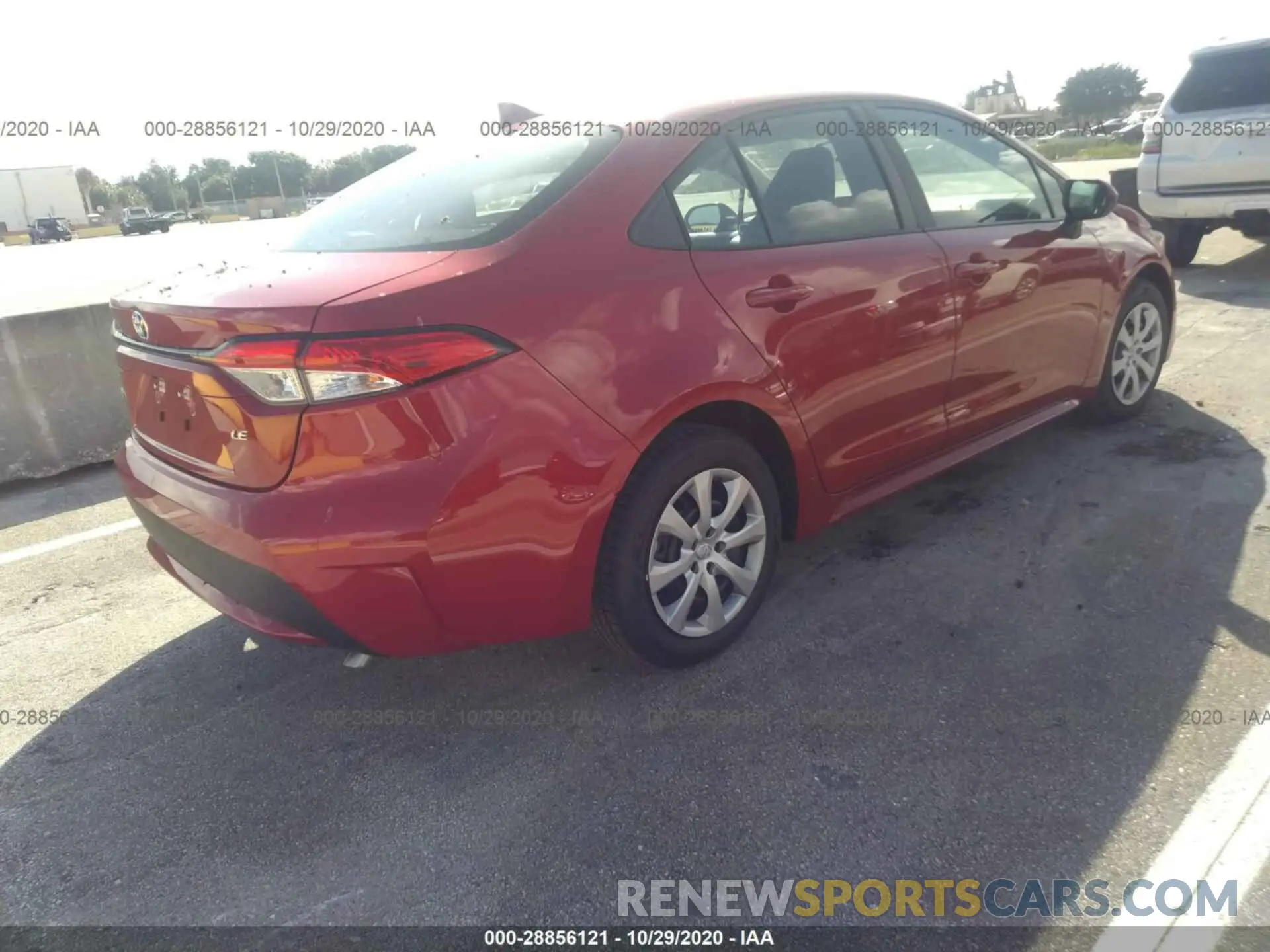 4 Photograph of a damaged car 5YFEPMAE2MP165093 TOYOTA COROLLA 2021