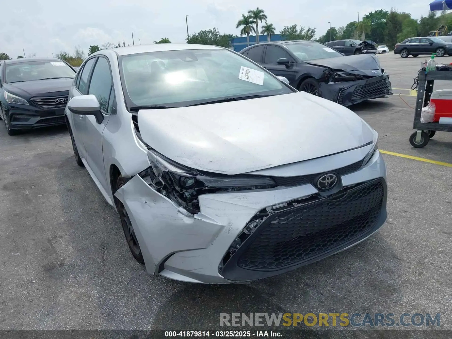 6 Photograph of a damaged car 5YFEPMAE2MP169418 TOYOTA COROLLA 2021