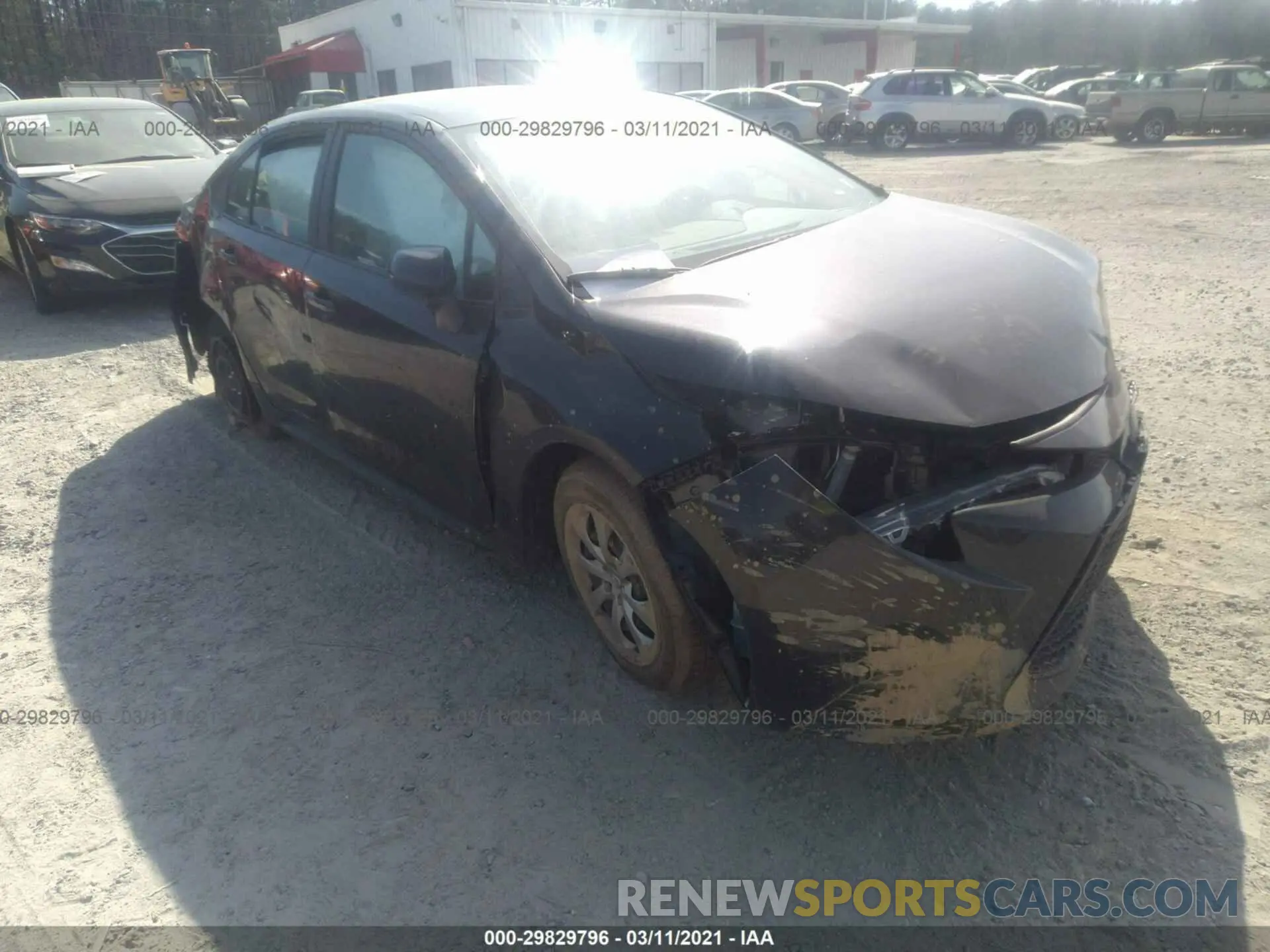 1 Photograph of a damaged car 5YFEPMAE2MP179706 TOYOTA COROLLA 2021