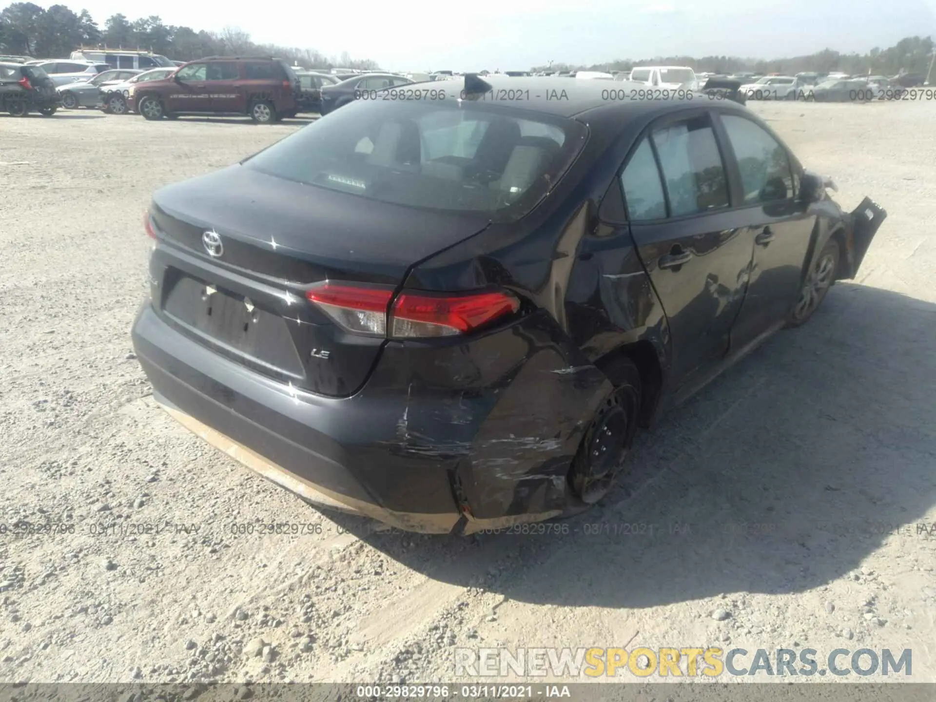 4 Photograph of a damaged car 5YFEPMAE2MP179706 TOYOTA COROLLA 2021