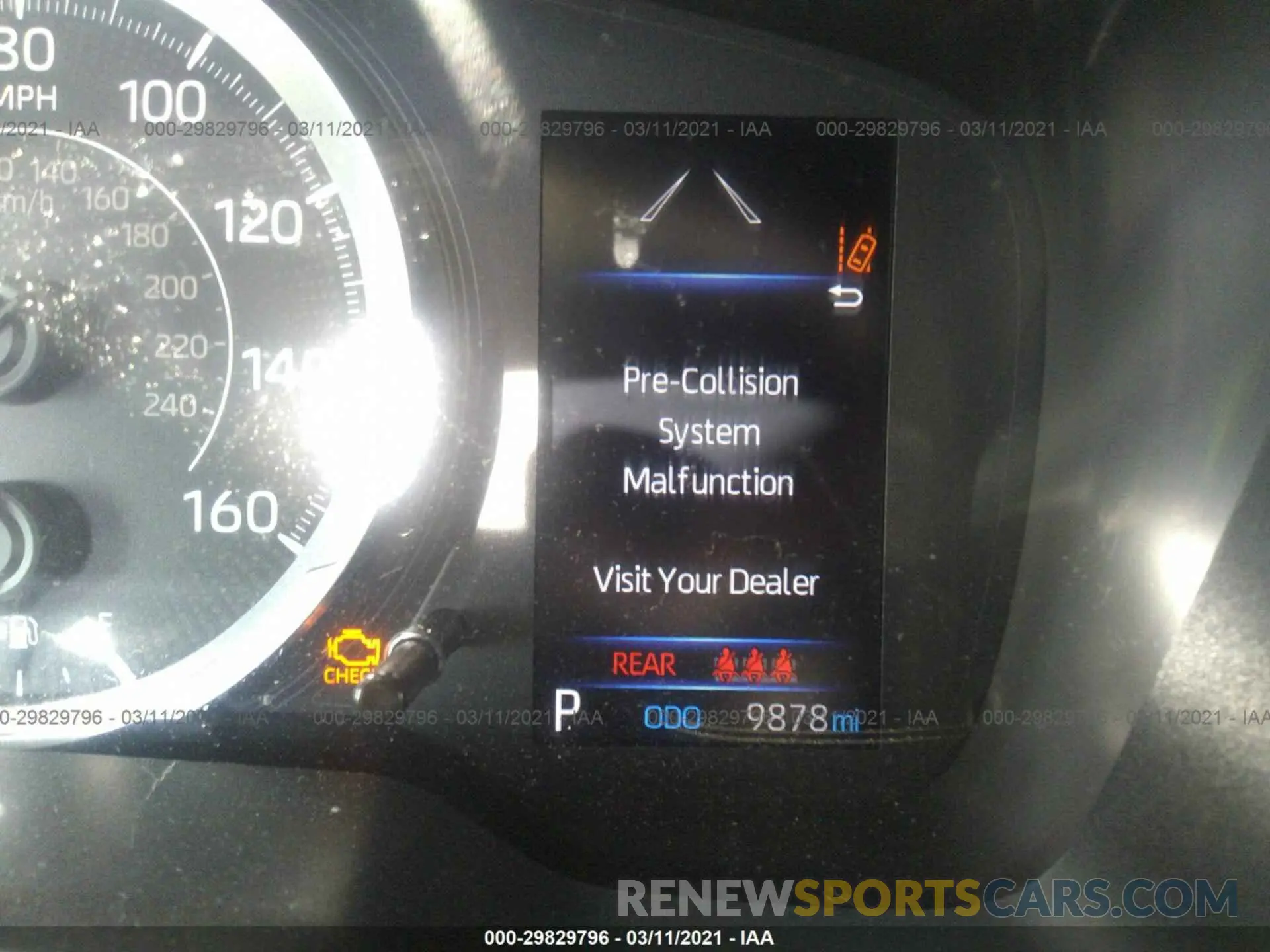 7 Photograph of a damaged car 5YFEPMAE2MP179706 TOYOTA COROLLA 2021