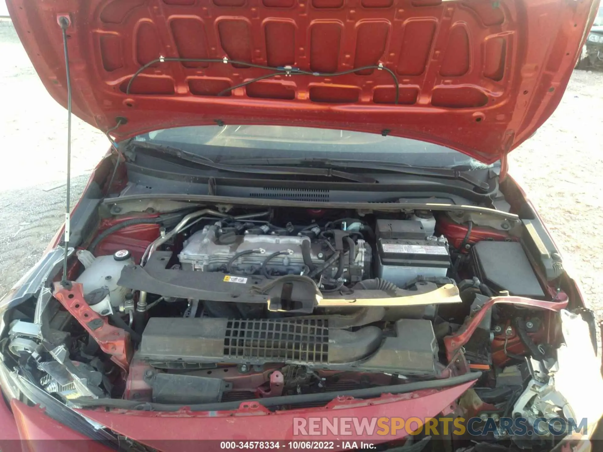 10 Photograph of a damaged car 5YFEPMAE2MP183514 TOYOTA COROLLA 2021