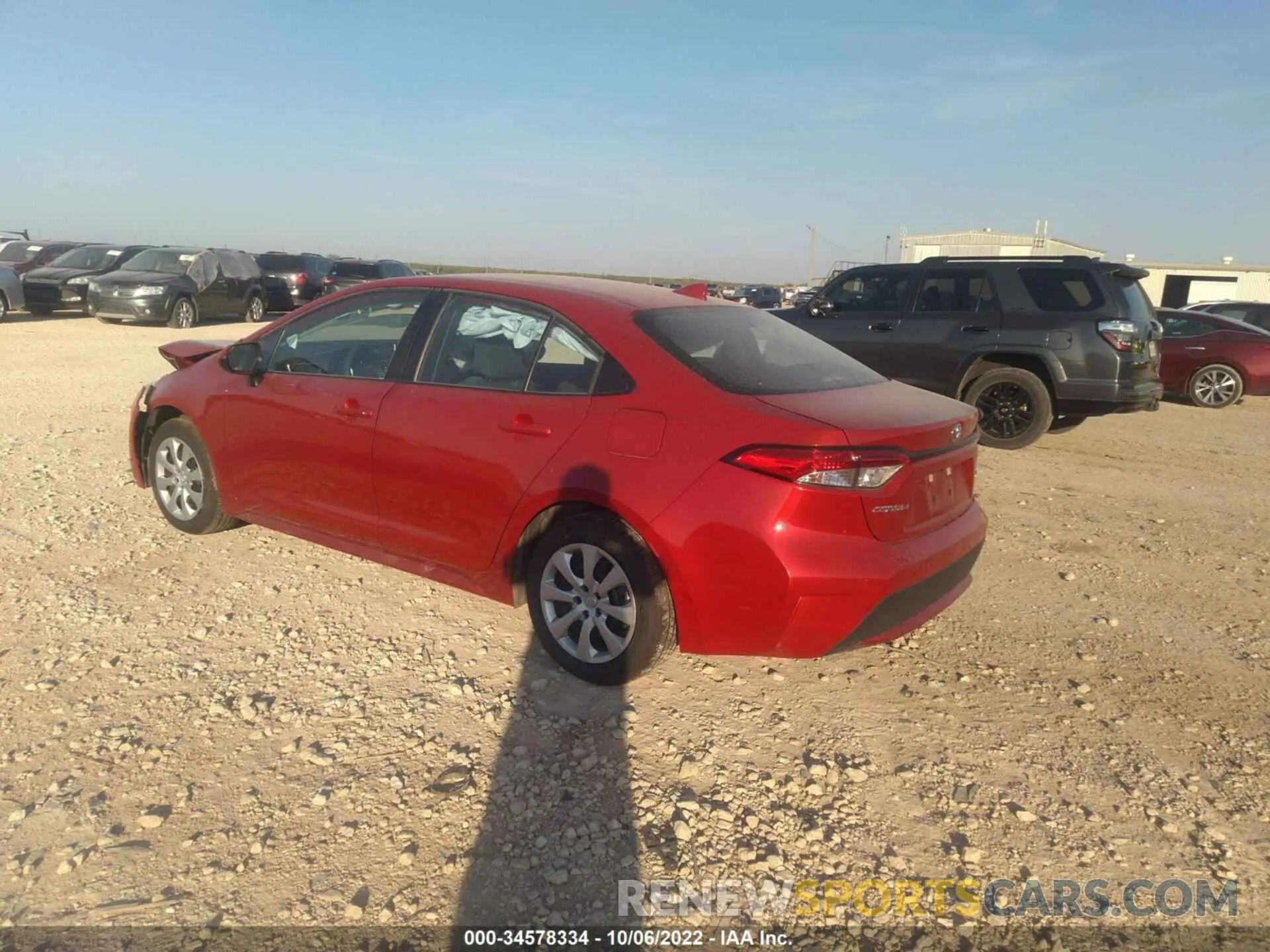 3 Photograph of a damaged car 5YFEPMAE2MP183514 TOYOTA COROLLA 2021