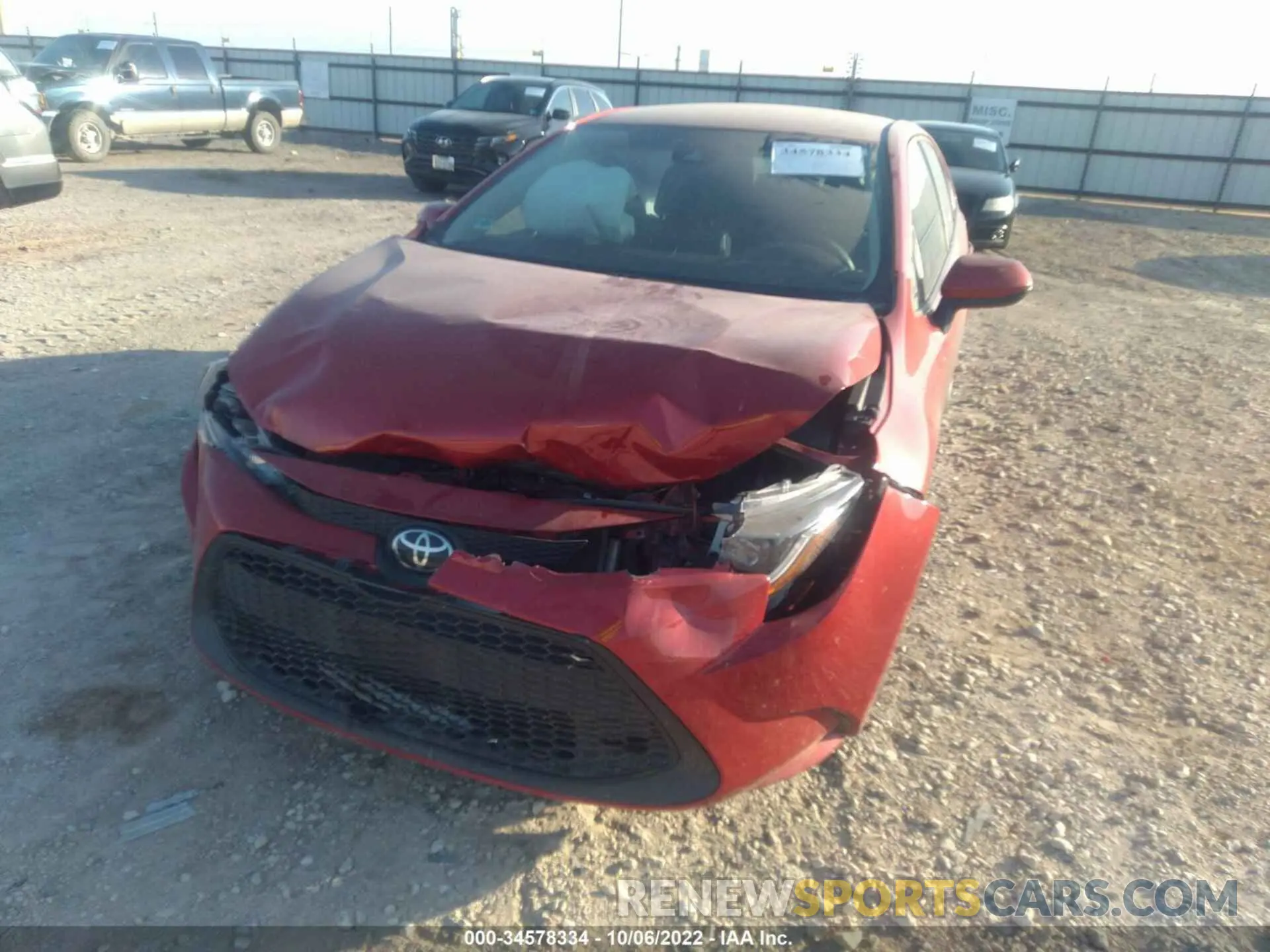 6 Photograph of a damaged car 5YFEPMAE2MP183514 TOYOTA COROLLA 2021