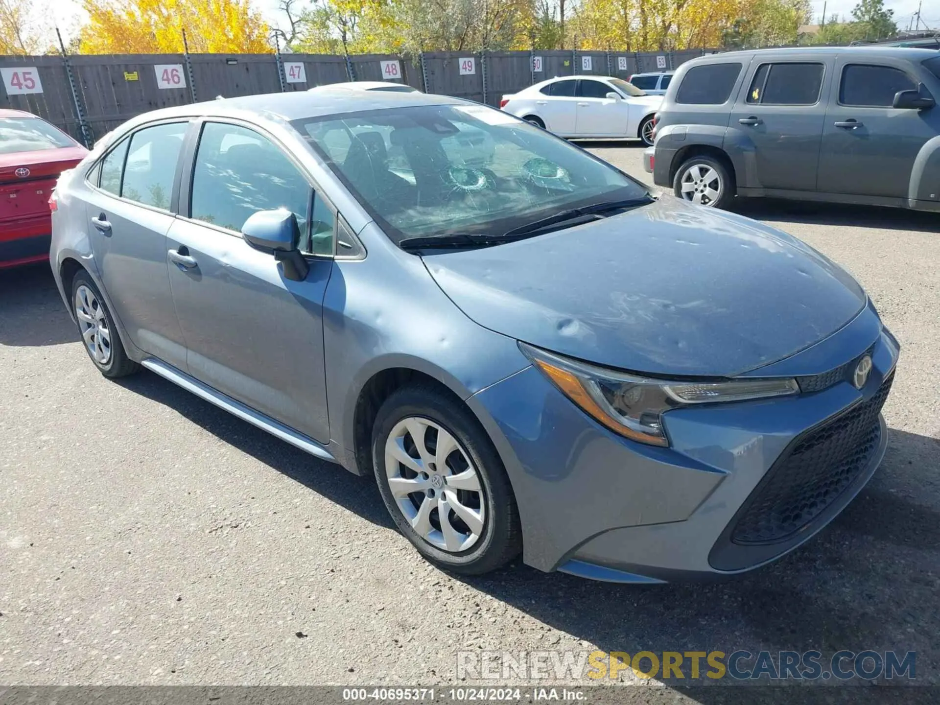 1 Фотография поврежденного автомобиля 5YFEPMAE2MP186283 TOYOTA COROLLA 2021