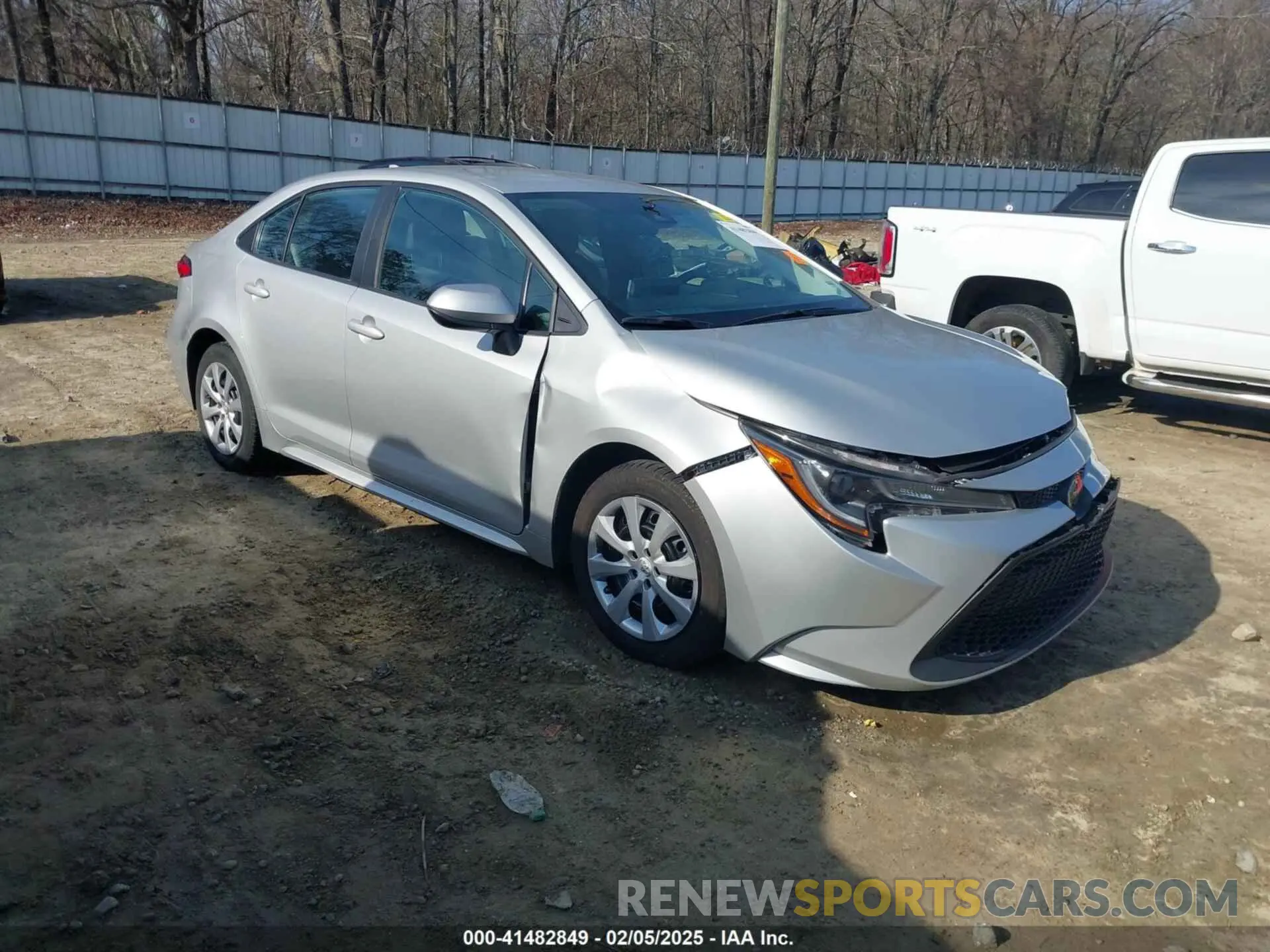 1 Фотография поврежденного автомобиля 5YFEPMAE2MP187465 TOYOTA COROLLA 2021